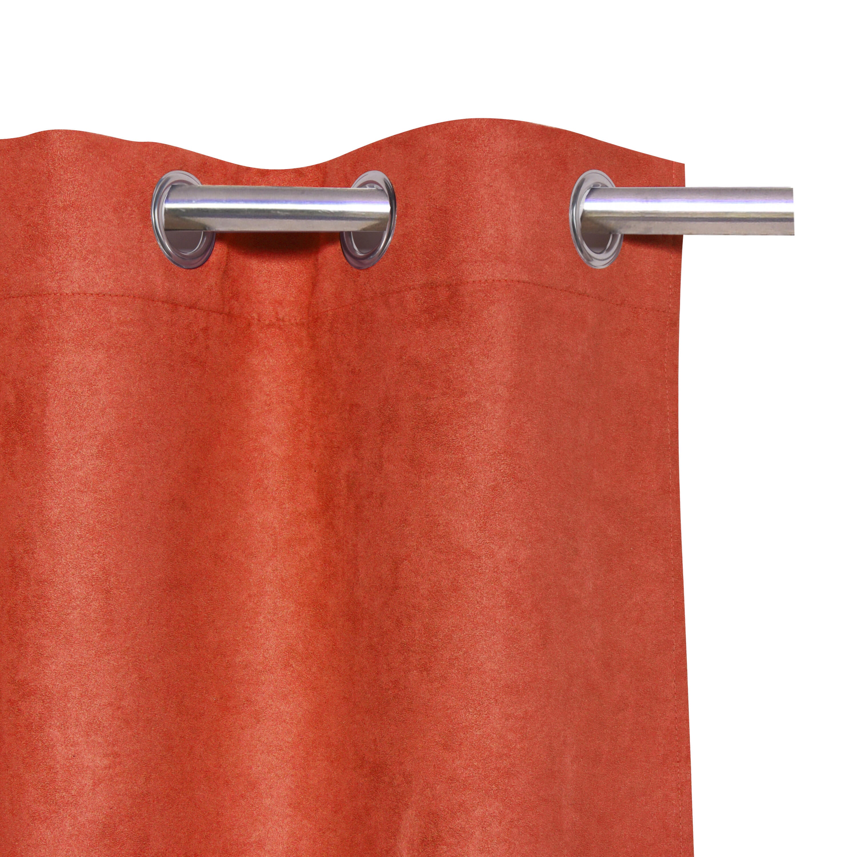Rideau tamisant, New manchester, orange H.280 x l.140 cm INSPIRE - 8