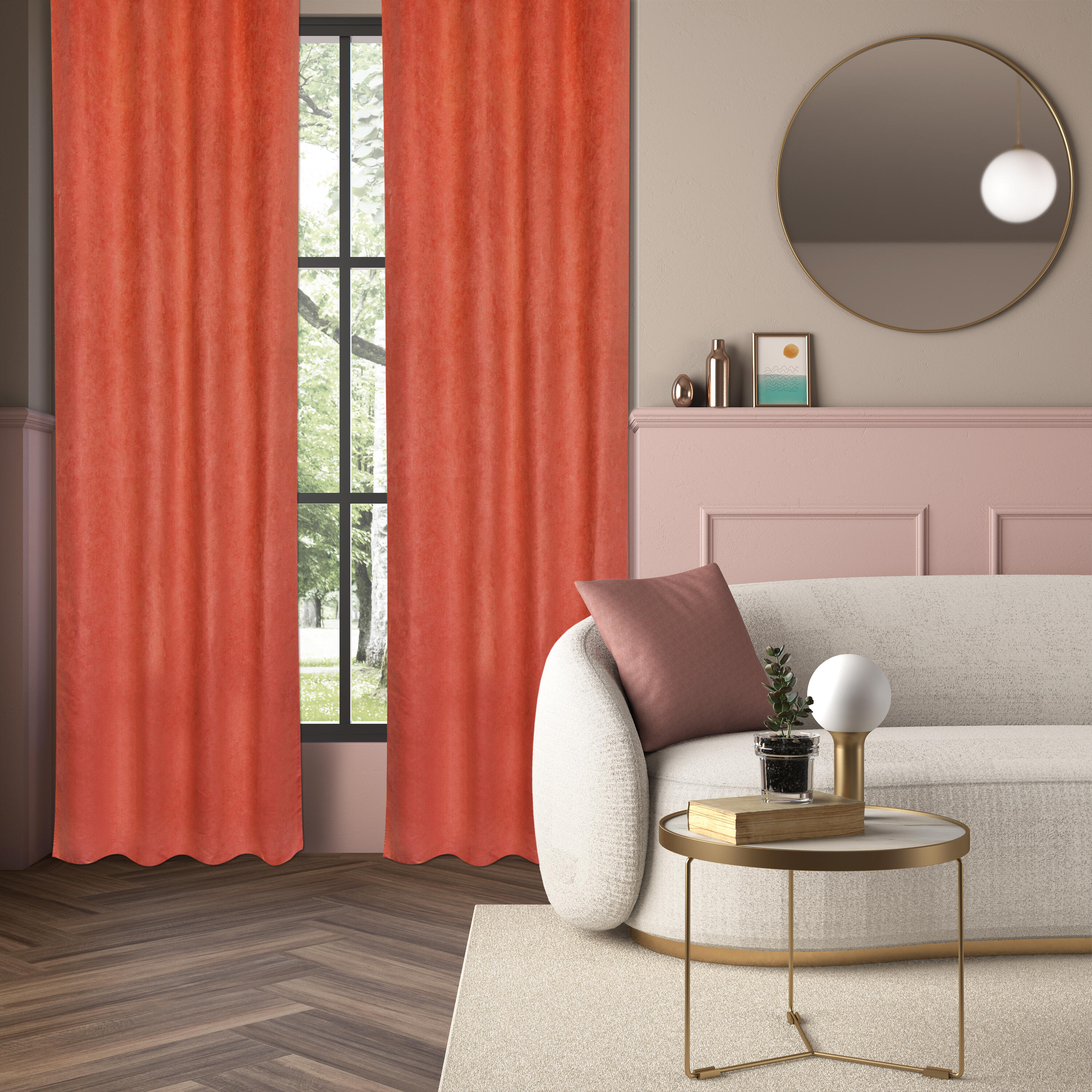 Tenda New Manchester arancio, occhiello 140x280 cm INSPIRE - 16