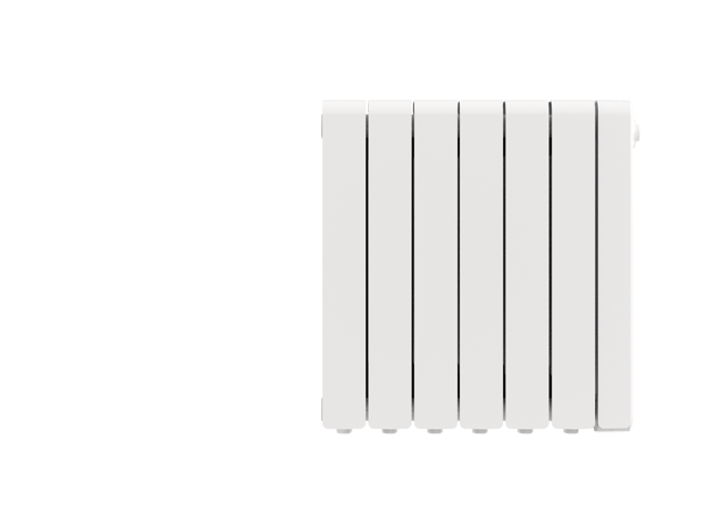 Radiateur électrique à inertie fluide 1000 W EQUATION Murano horizontal blanc