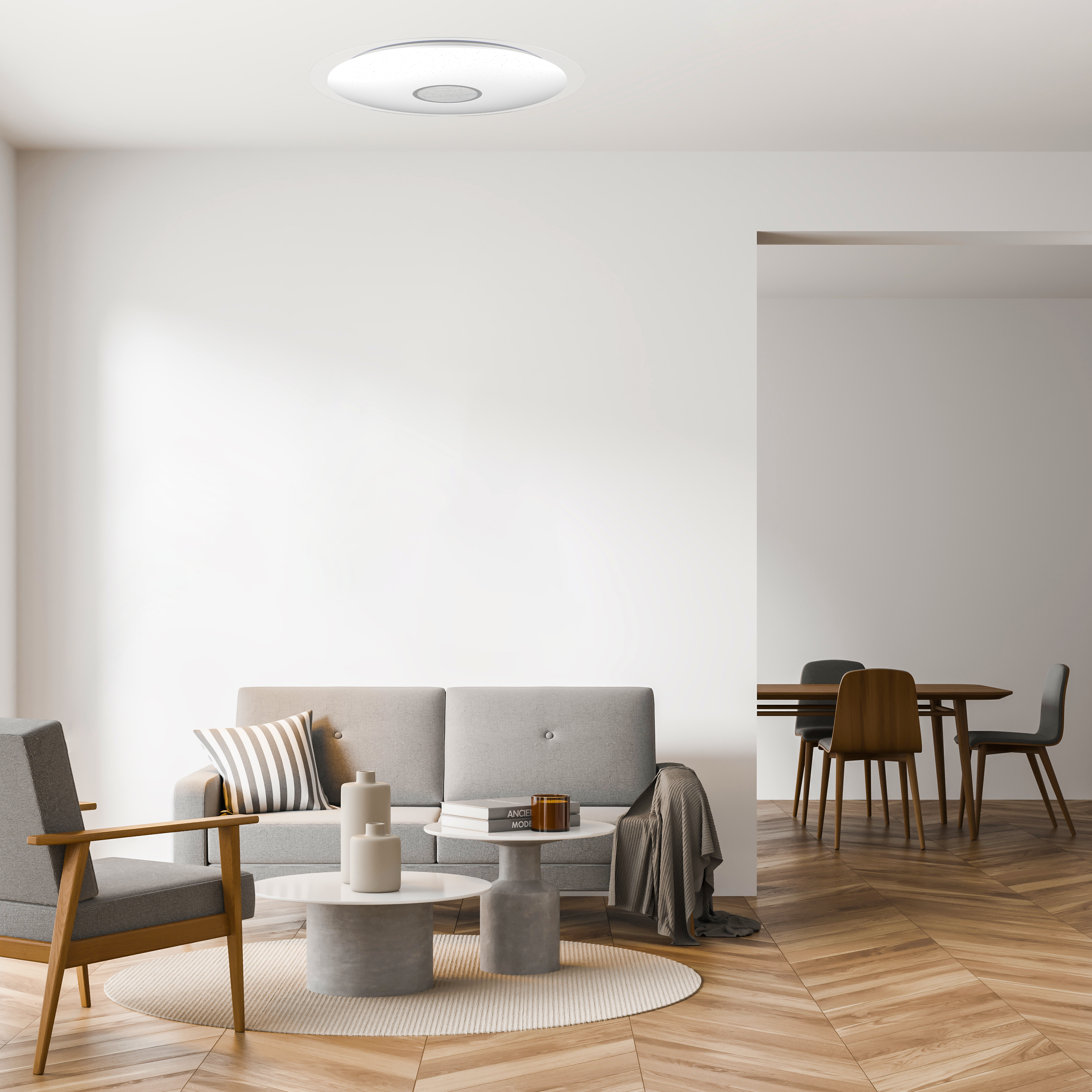 Candeeiro de teto INSPIRE VIZZINI STAR 6600lm ferro - 13