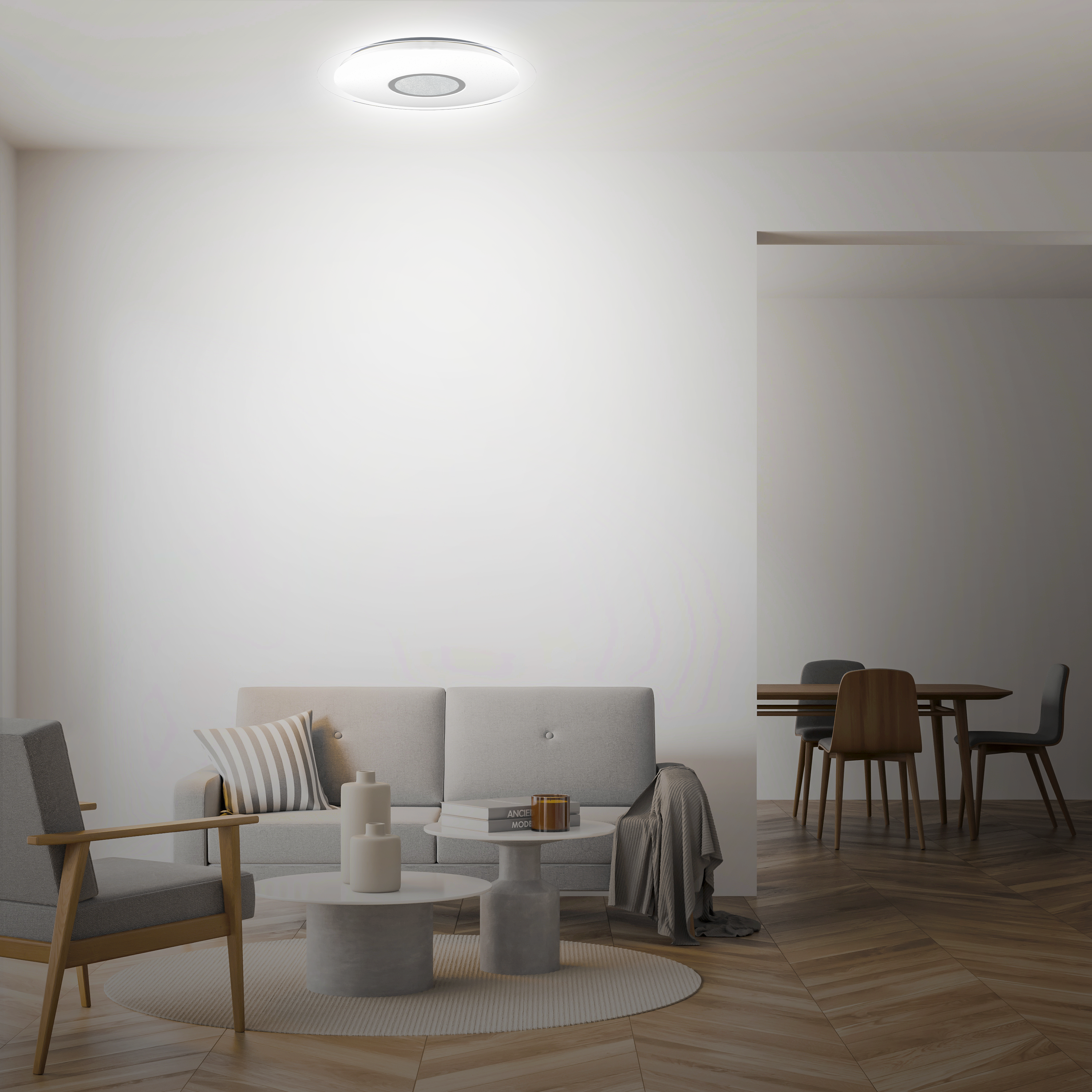 Candeeiro de teto Vizzini Star 3300lm CCT/DIM Inspire - 17