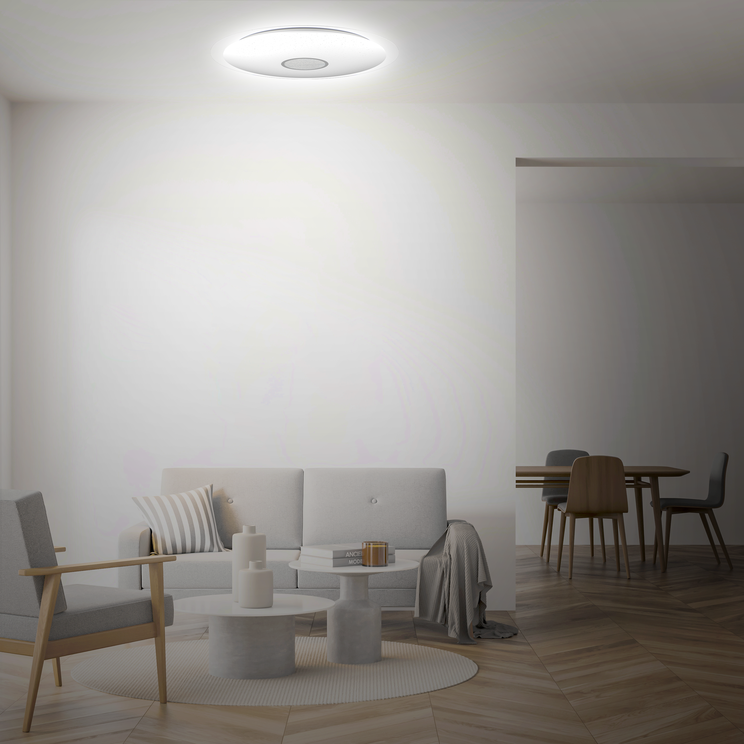 Candeeiro de teto INSPIRE VIZZINI STAR 6600lm ferro - 2