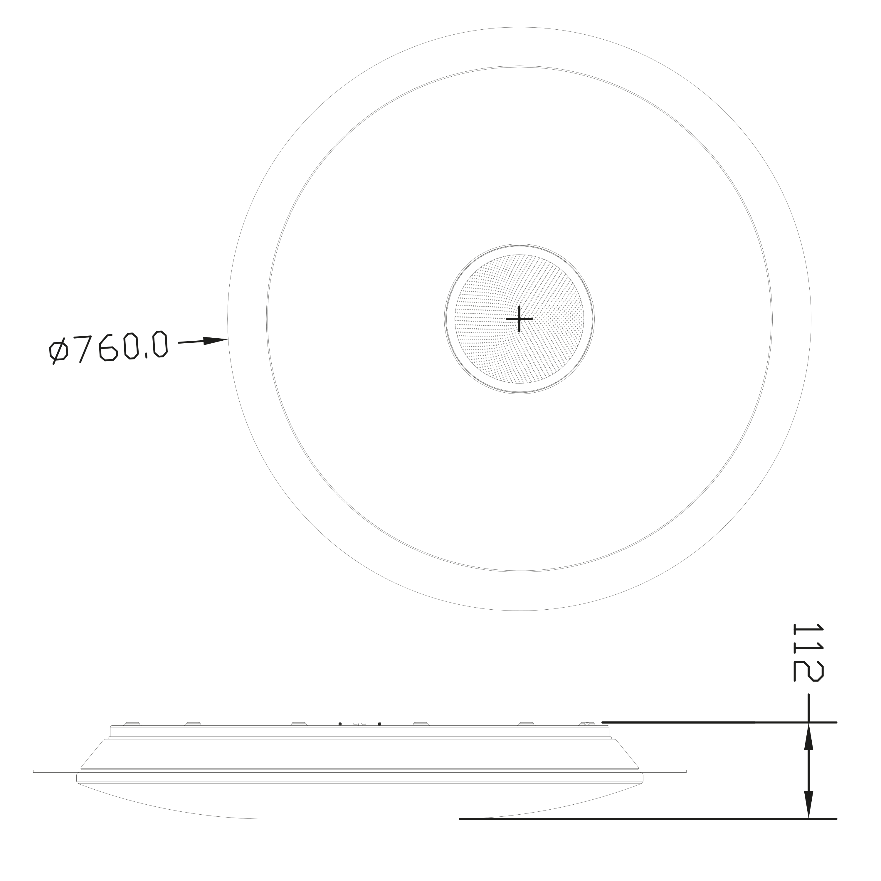 Candeeiro de teto INSPIRE VIZZINI STAR 6600lm ferro - 9