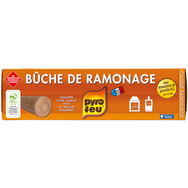 Kominiarz Clean fire do wypalania sadzy Golden Stone