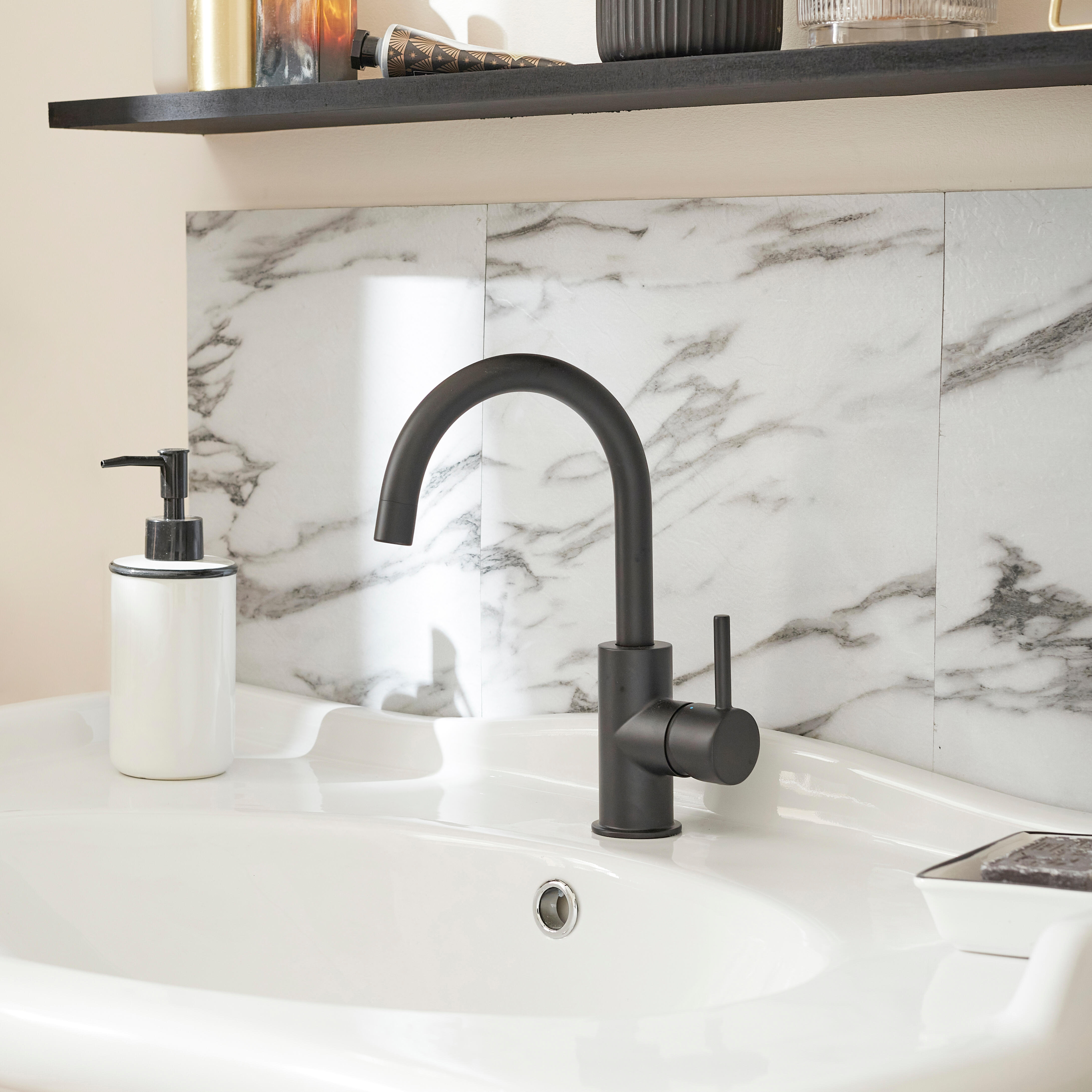 Lot de 6 Adhésifs décoratifs Wall tiles effet marbre, 30.5 cm x 30.5 cm - 3