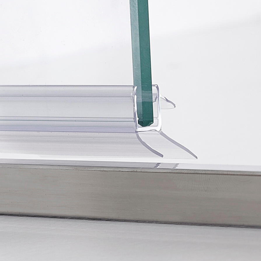 Mampara de ducha frontal 1 fijo + 1 puerta batiente transparente Glas C perfil aluminio cromo (77-80)x195 cm cristal 6mm cierre magnético sin guía inferior marca GME - 4