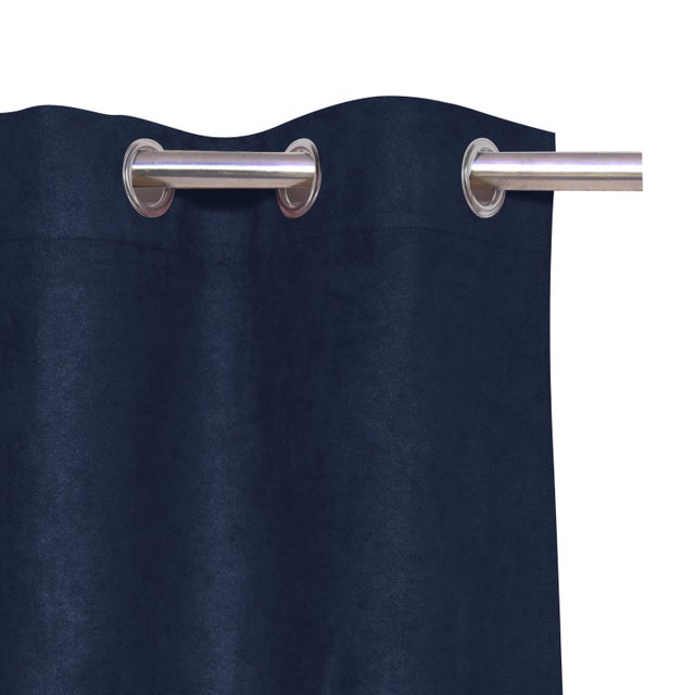 Rideau tamisant, Newmanchester, bleu H.280 x l.140 cm INSPIRE