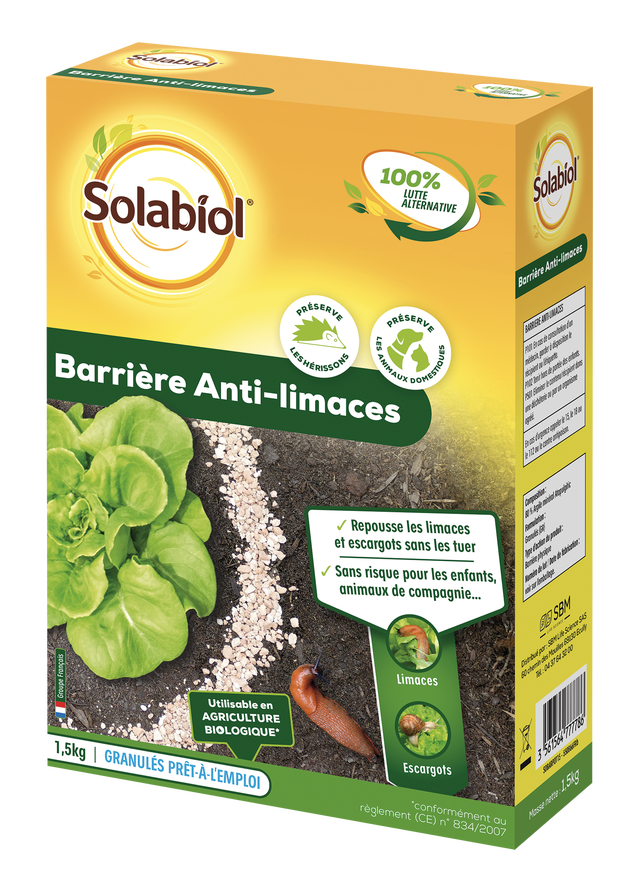 Barrière antilimaces SOLABIOL, 1,5kg