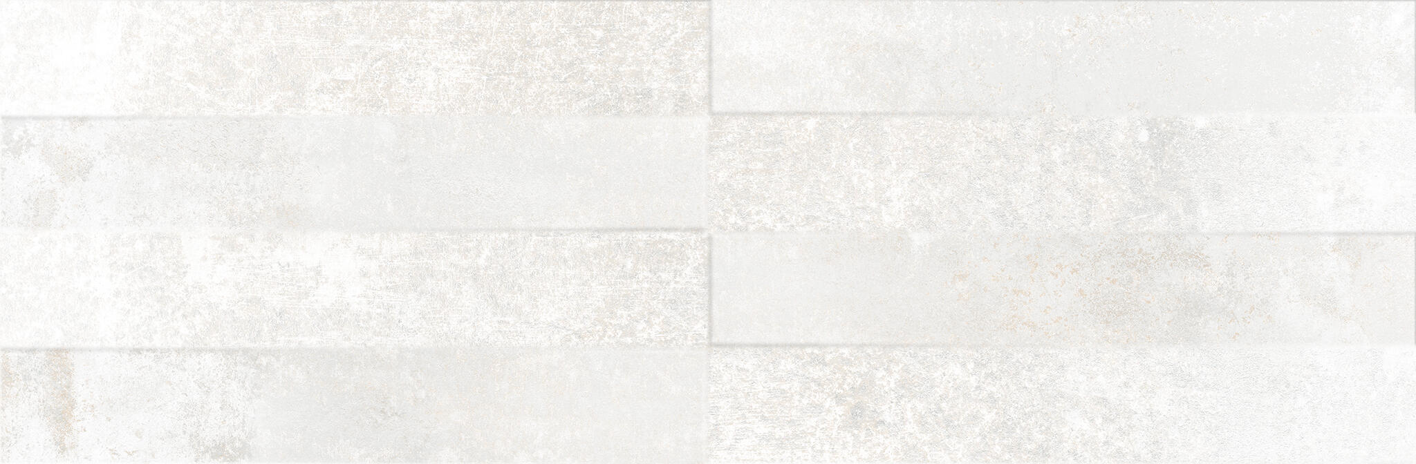 Azulejo cerámico Foundry efecto cemento blanco 30x90 cm SALONI - 2