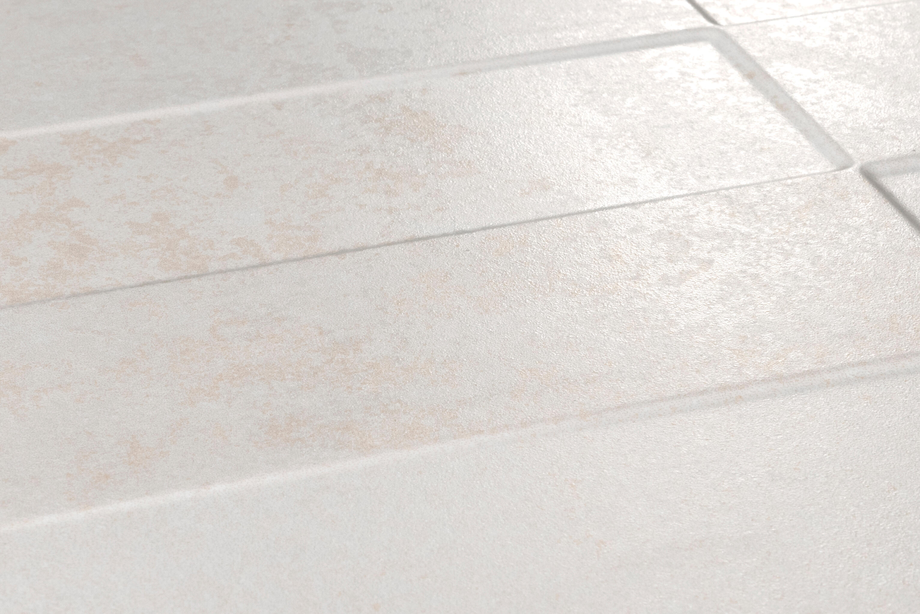 Azulejo cerámico Foundry efecto cemento blanco 30x90 cm SALONI - 5