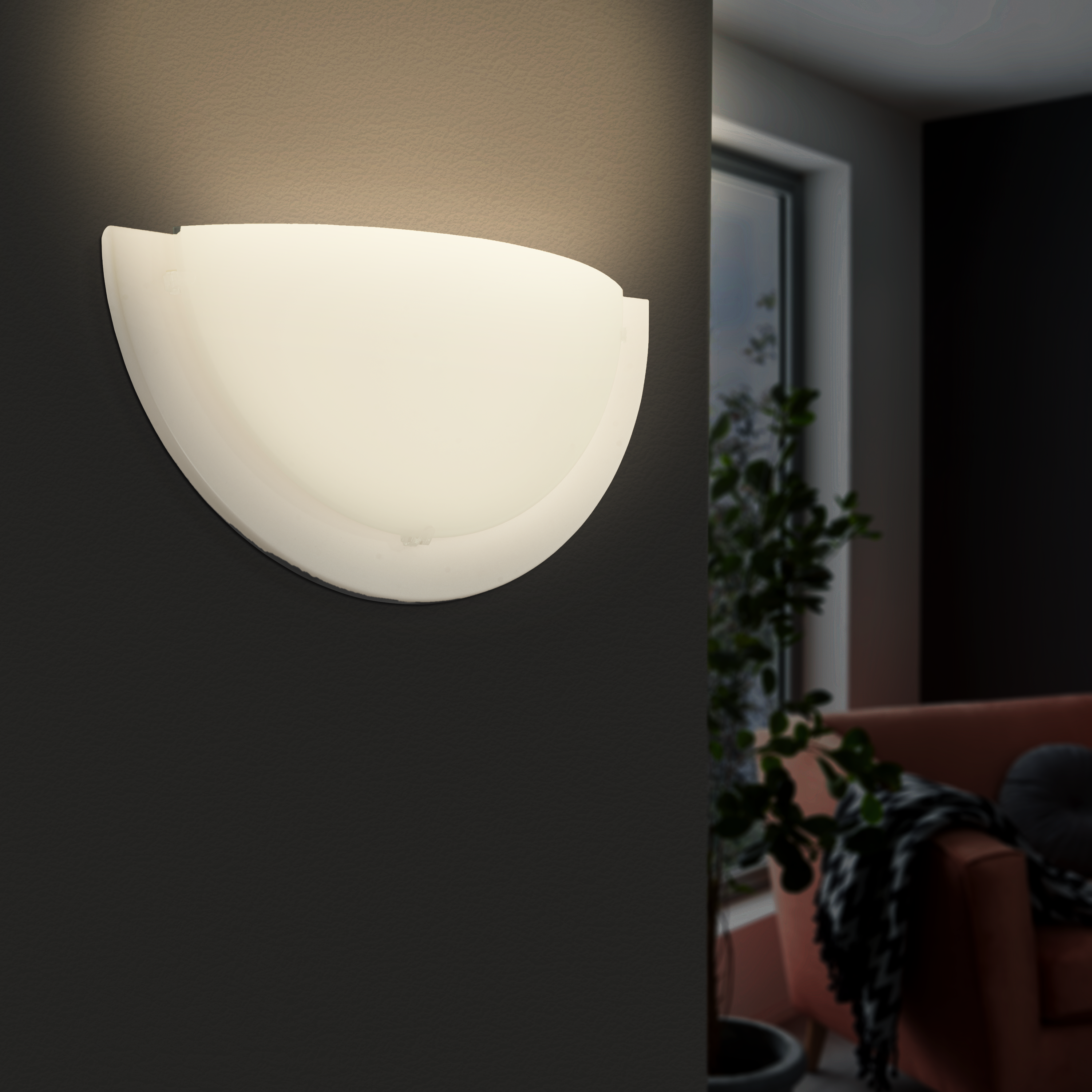 Applique Iceberg bianco E27 INSPIRE - 4