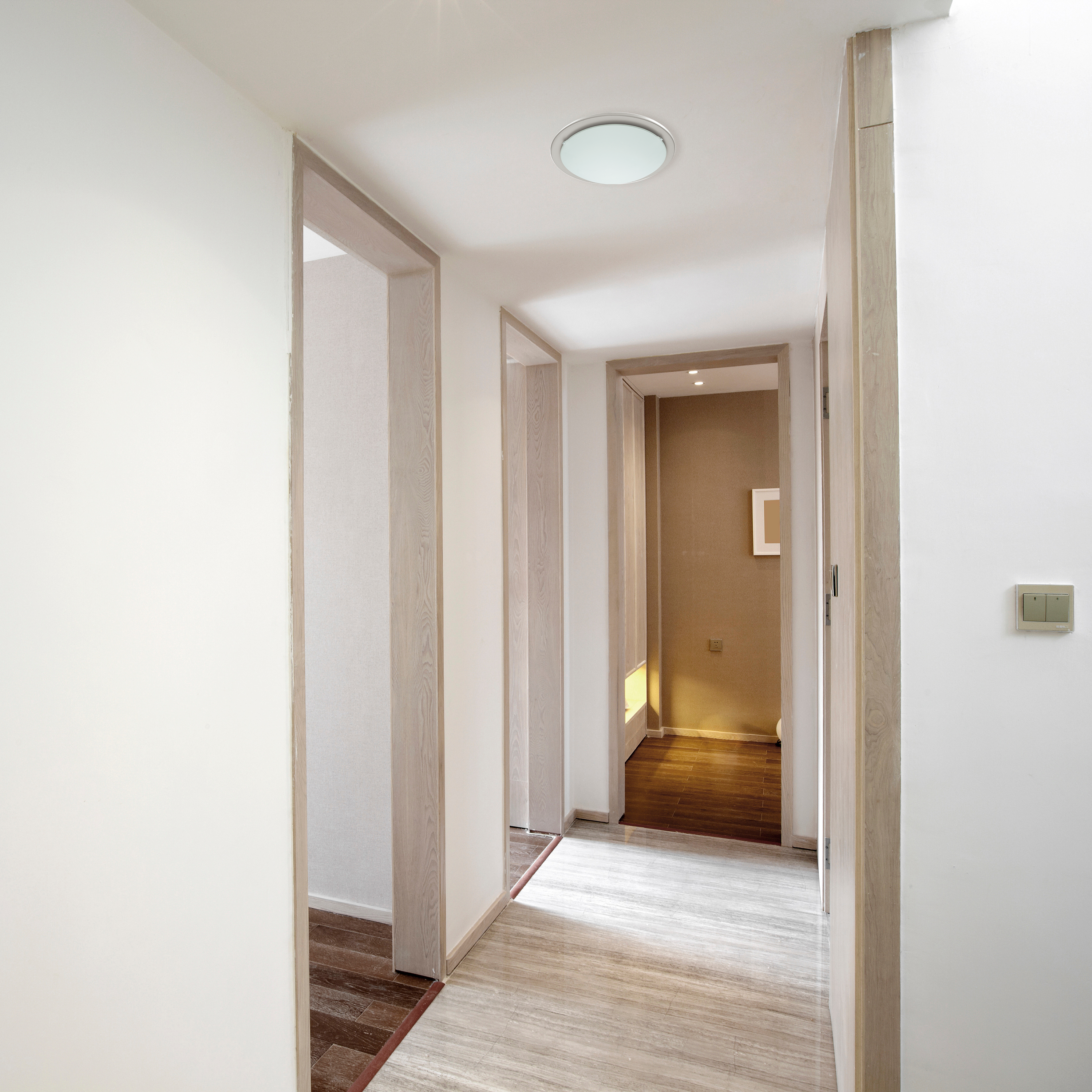 Plafon Iceberg szary E27 śr. 29 cm Inspire - 4