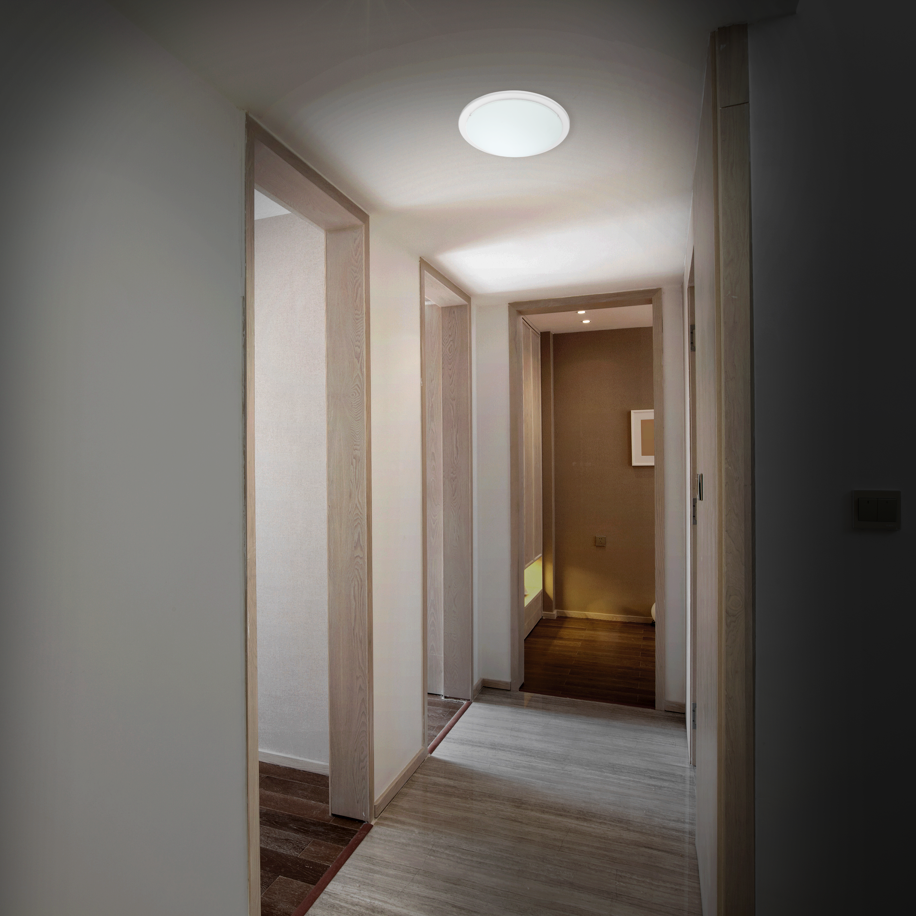 Candeeiro de teto sem lâmpada interior E27 Iceberg Inspire 29cm cinza - 3