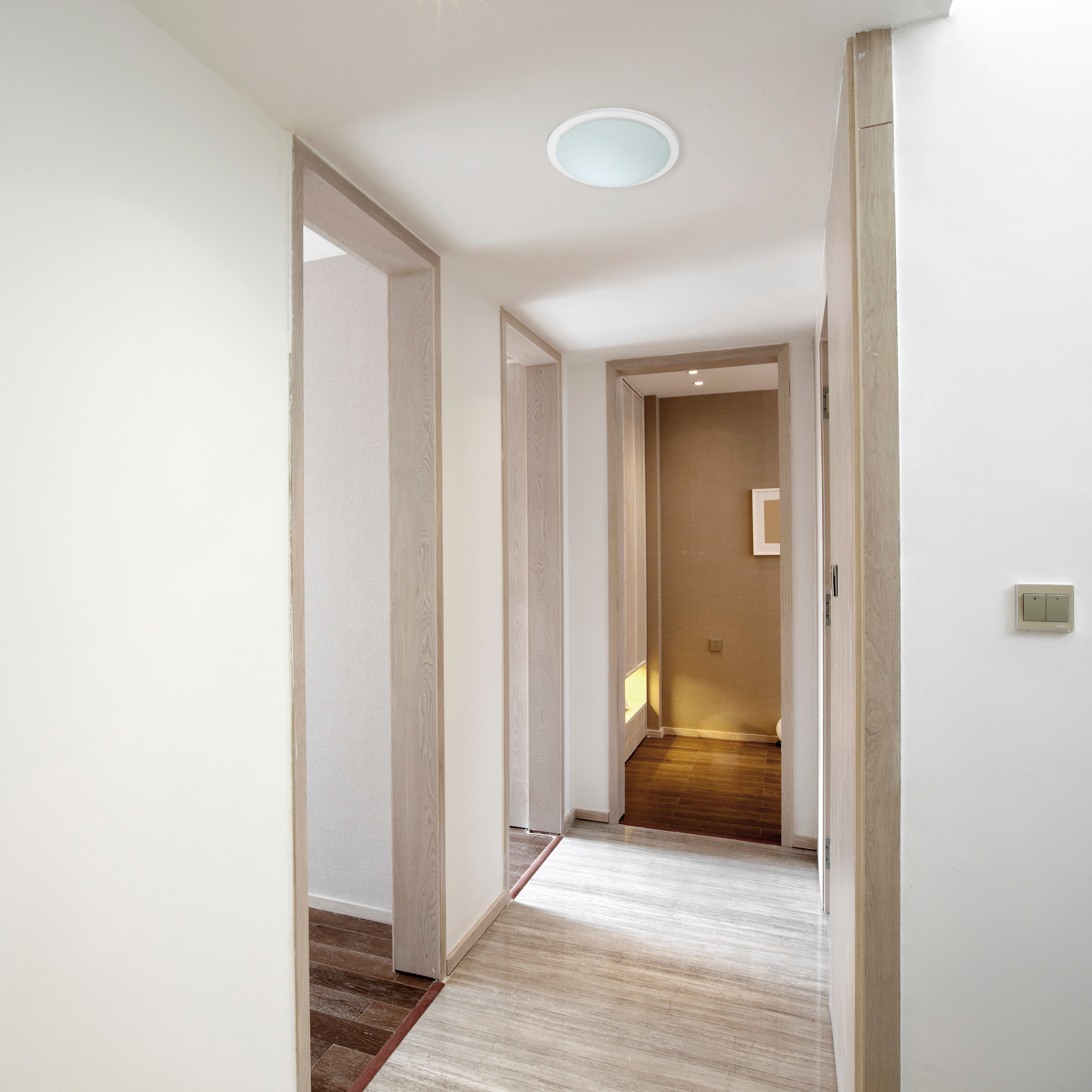 Candeeiro de teto sem lâmpada interior E27 Iceberg Inspire 29cm cinza - 2