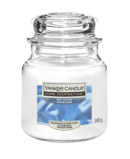 Candela profumata YANKEE CANDLE  essenza soft cotton  Ø 9.5 cm H 13 cm - 4