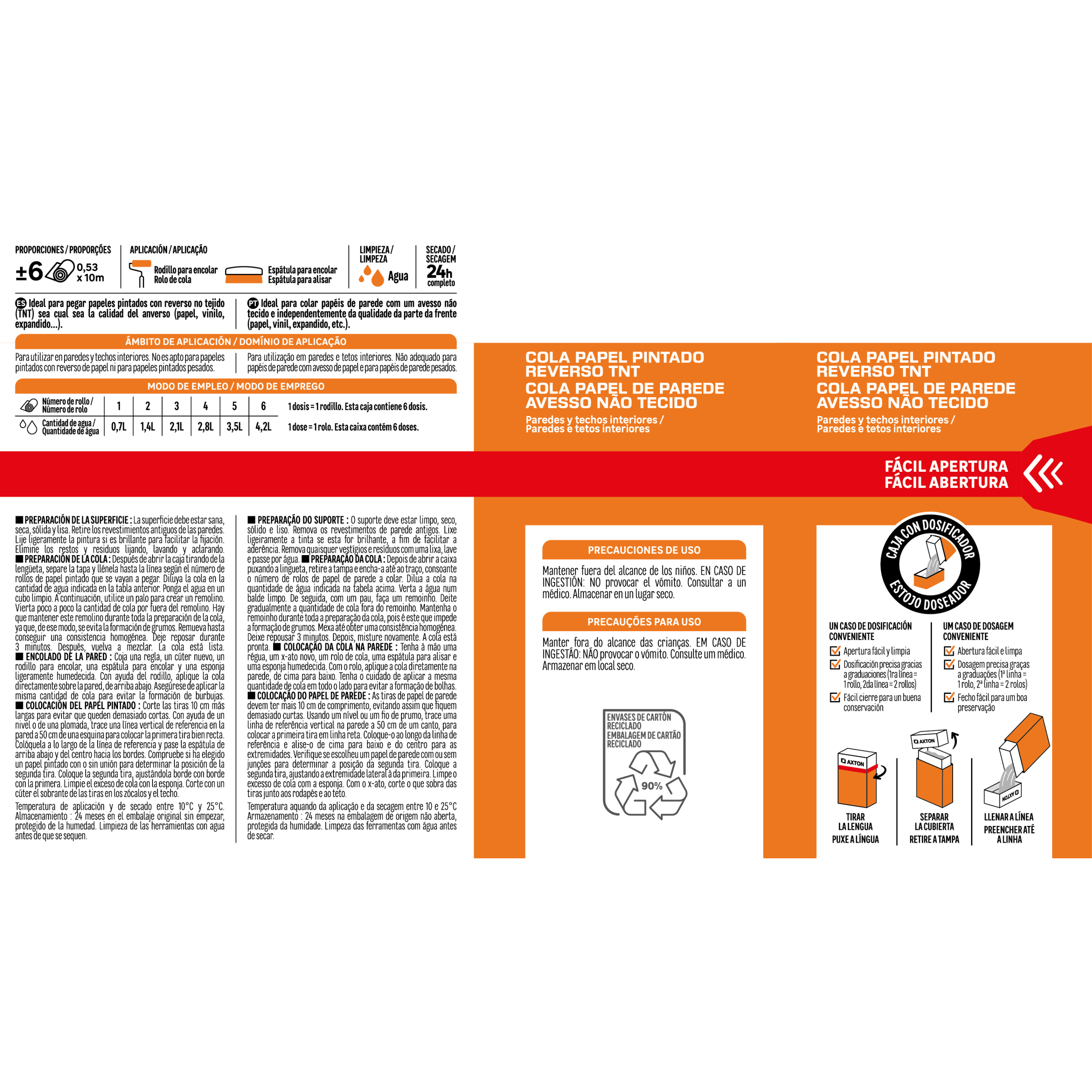 Cola para papel pintado TNT AXTON 250 g - 2