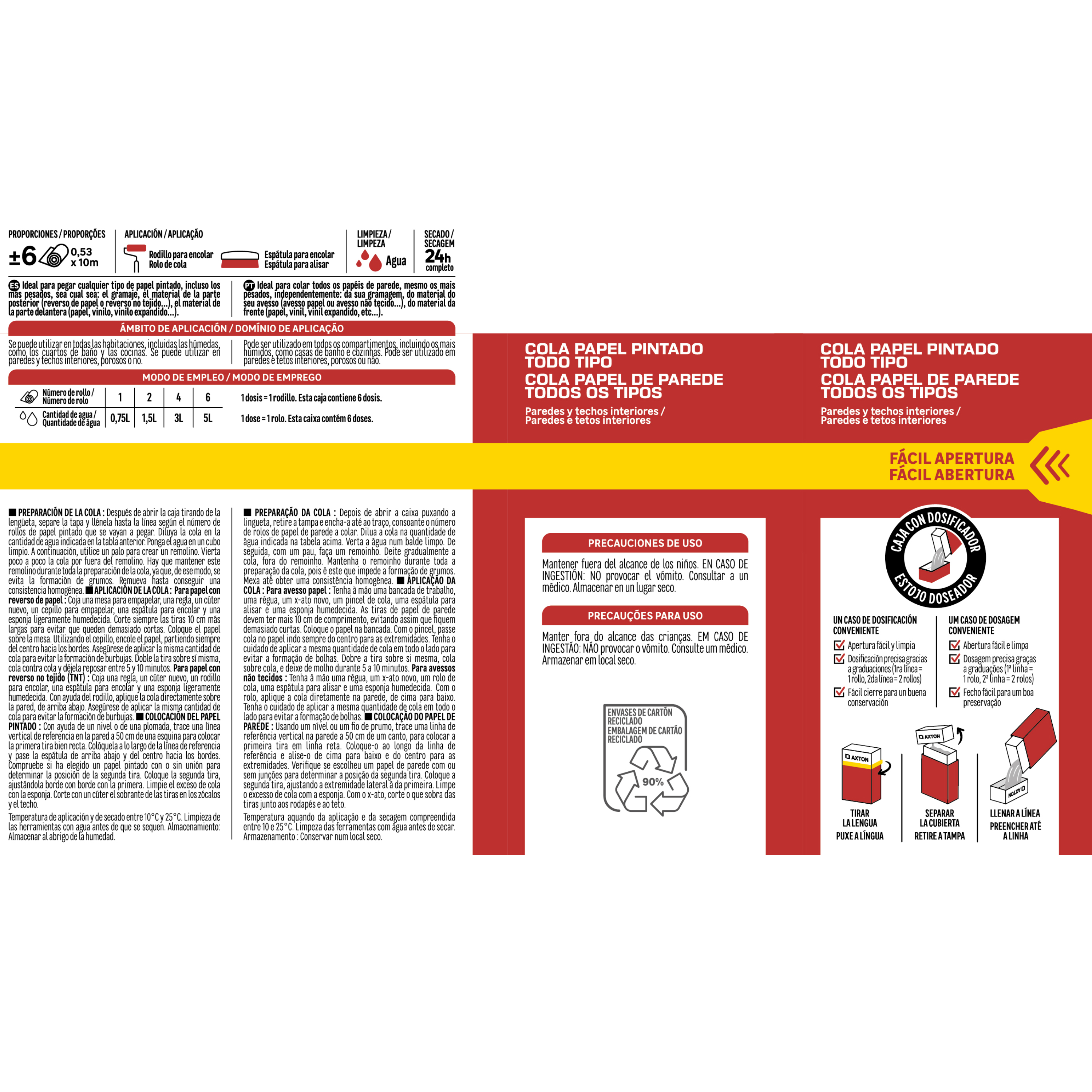 Cola universal para papel pintado AXTON 250 gr - 2
