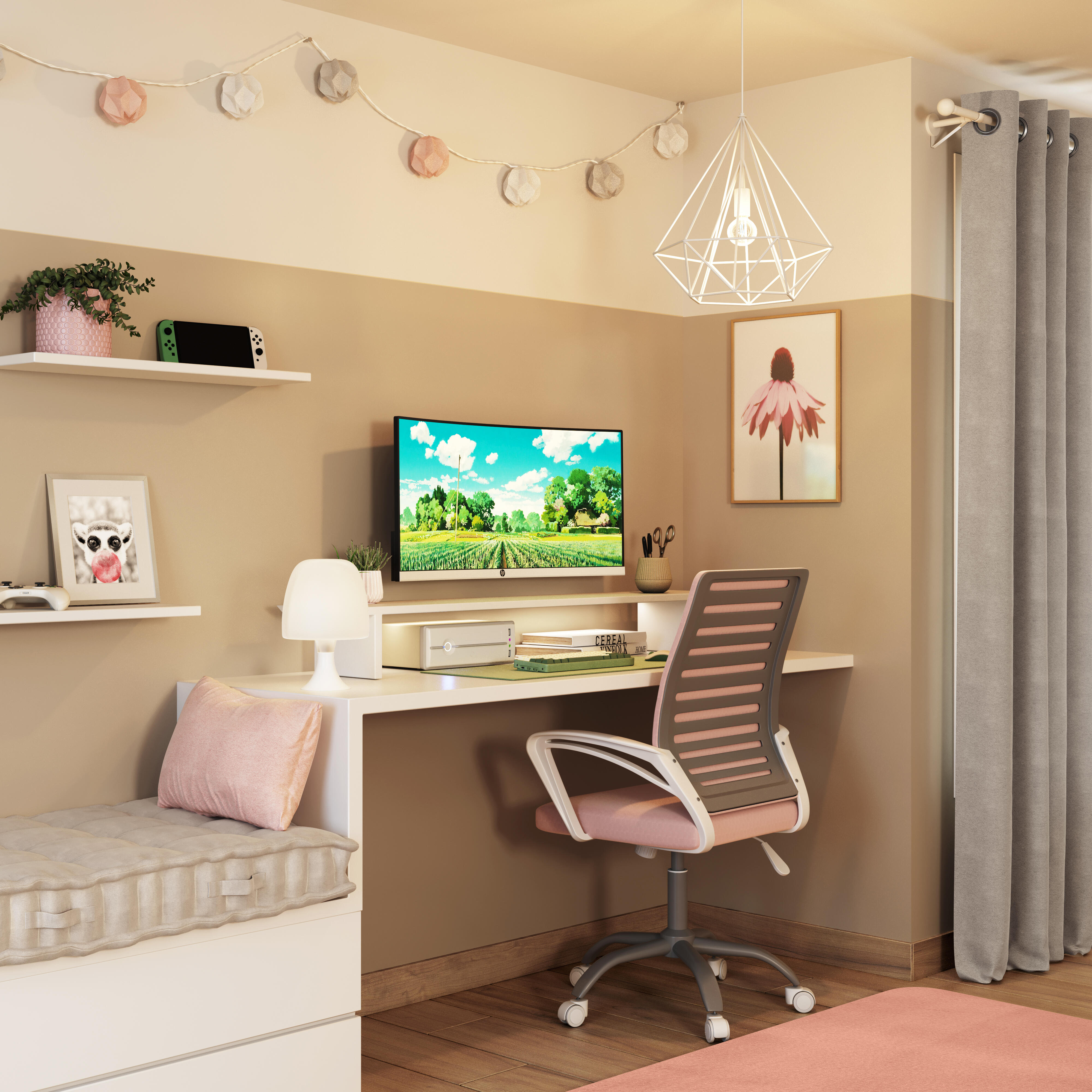 Almofada de chão INSPIRE LUCK 80X120X15CM TRENCH 5 - 23