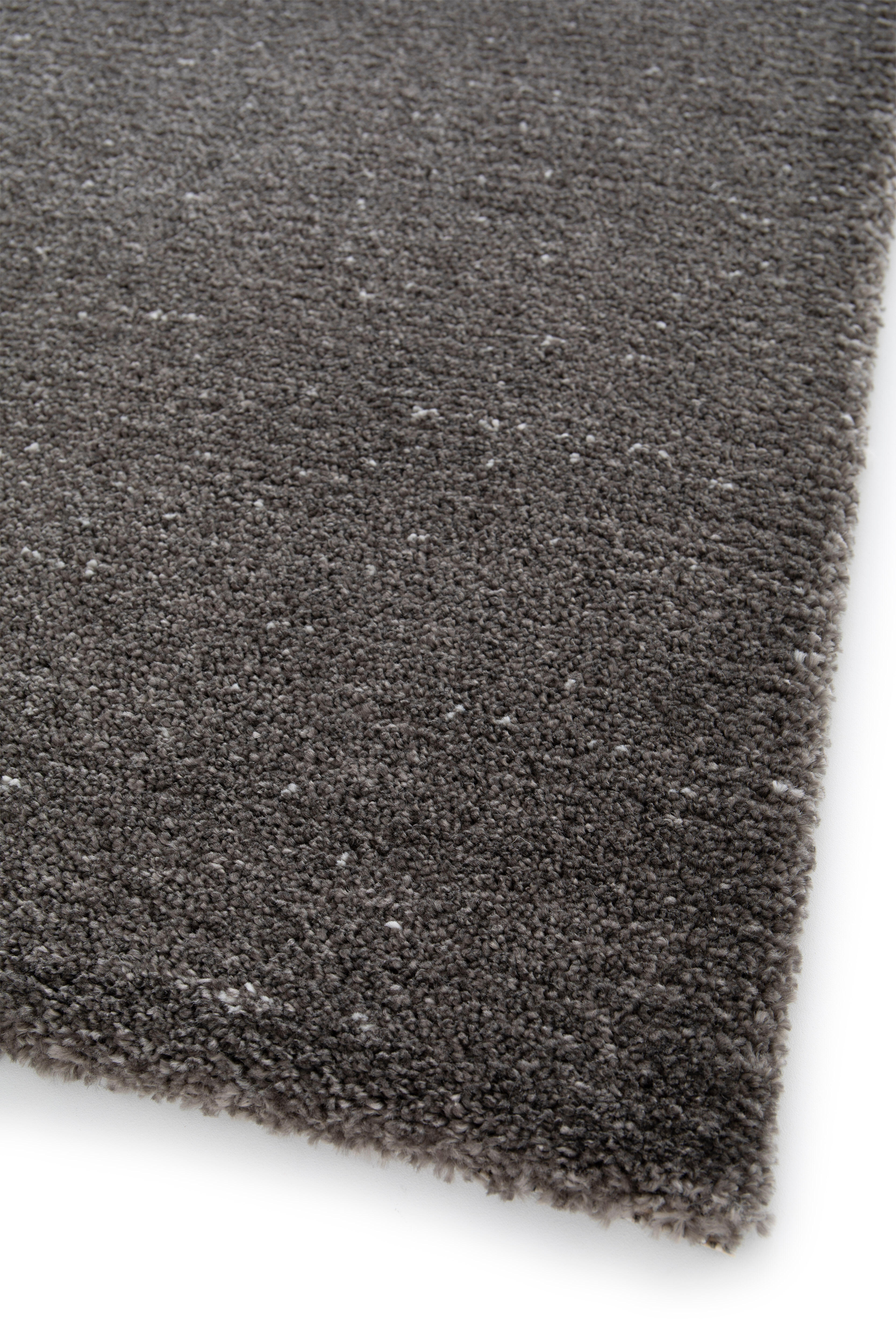 Alfombra polipropileno Moon 120x170cm tejido plano  liso gris antracita - 4