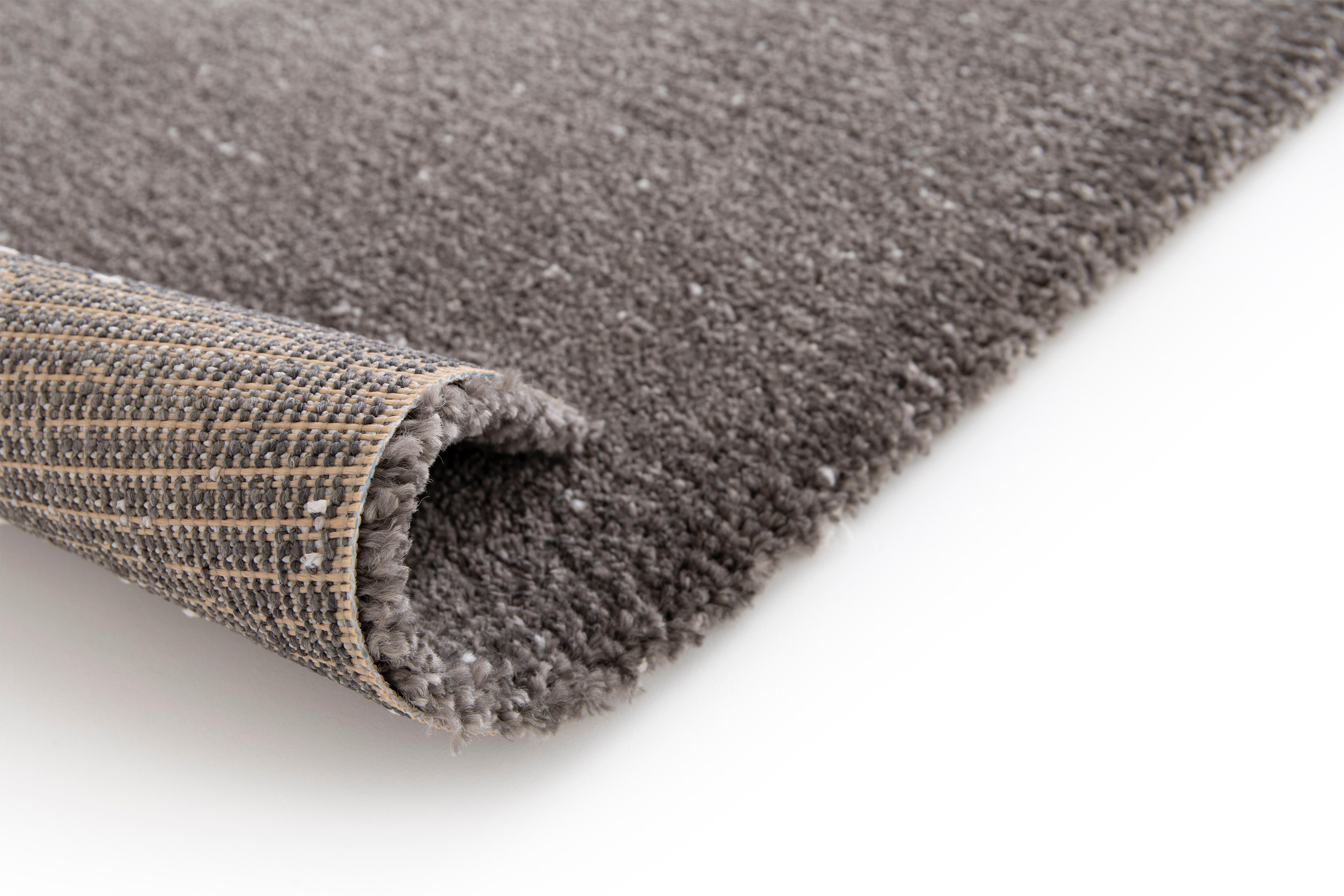 Alfombra polipropileno Moon 120x170cm tejido plano  liso gris antracita - 5