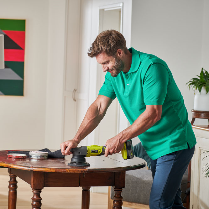 Polisseuse sans fil 125 mm RYOBI R18p-0, sans batterie, 18 V - 5