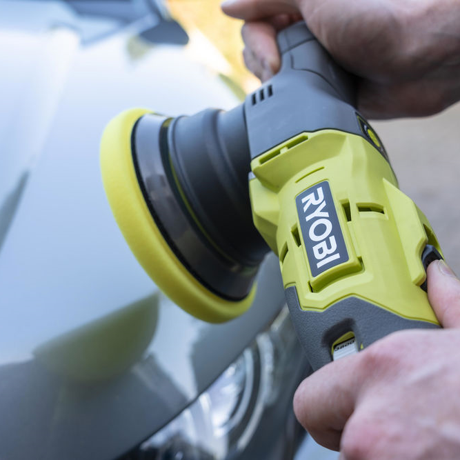 Polisseuse sans fil 125 mm RYOBI R18p-0, sans batterie, 18 V - 8