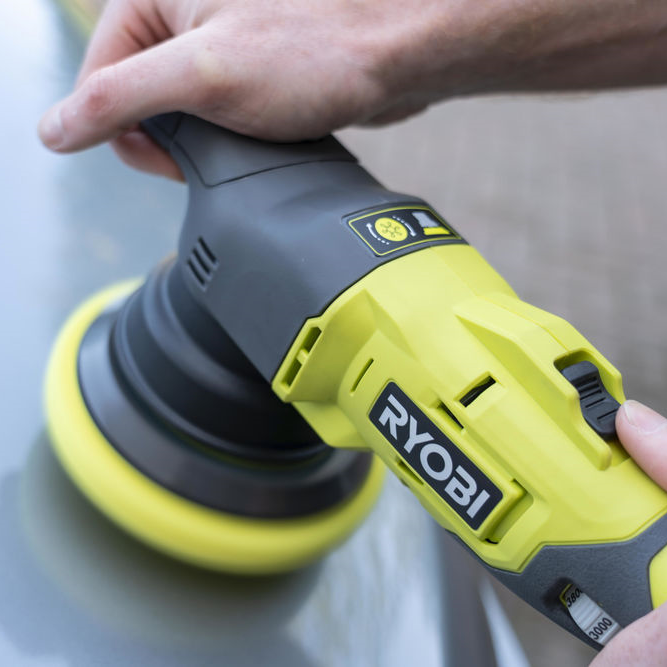 Polisseuse sans fil 125 mm RYOBI R18p-0, sans batterie, 18 V - 9