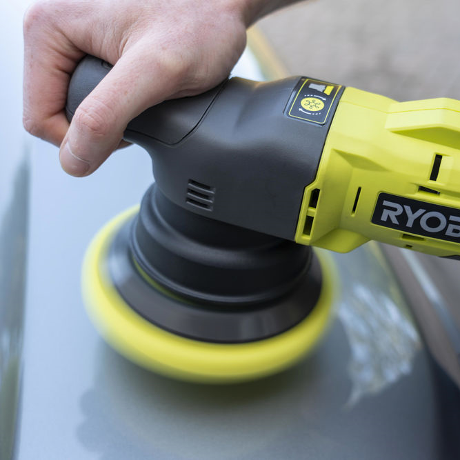 Polisseuse sans fil 125 mm RYOBI R18p-0, sans batterie, 18 V - 7