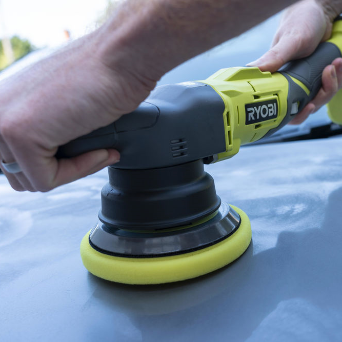 Polisseuse sans fil 125 mm RYOBI R18p-0, sans batterie, 18 V - 6