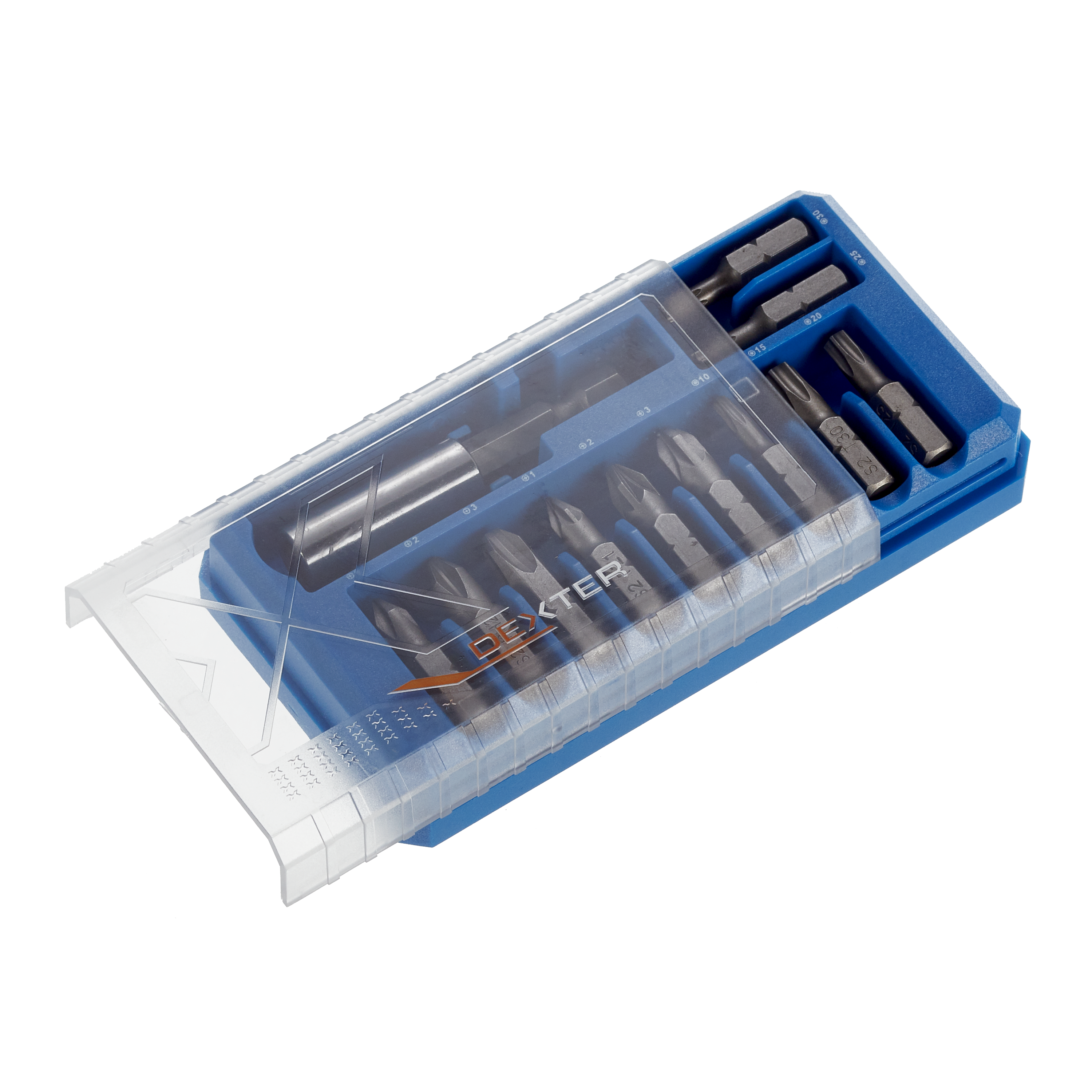 Lot de 11 embouts de vissage 25 mm et porte embout DEXTER - 3