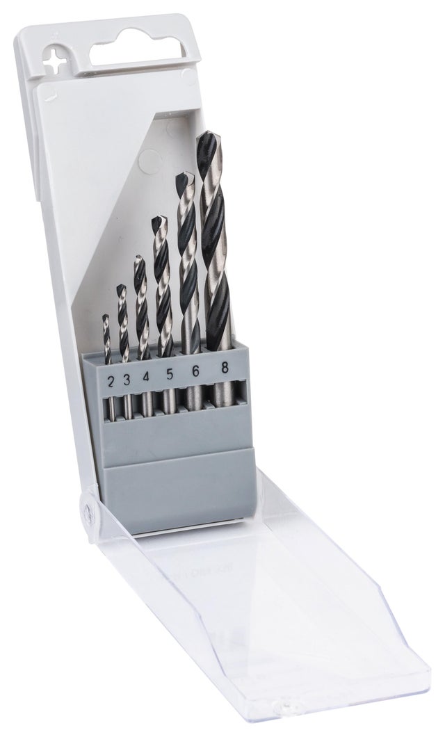 Juego de brocas para plástico plexiglás acero enganche cilíndrico 6 piezas BOSCH PROFESSIONAL