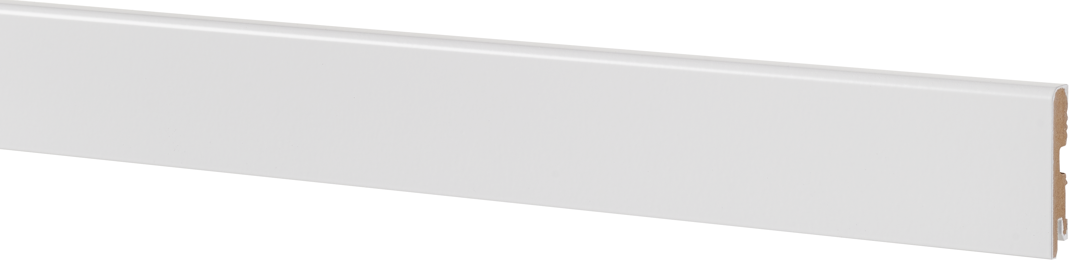 Listwa przypodłogowa MDF LB1 8 cm biała lakierowana Foge - 2