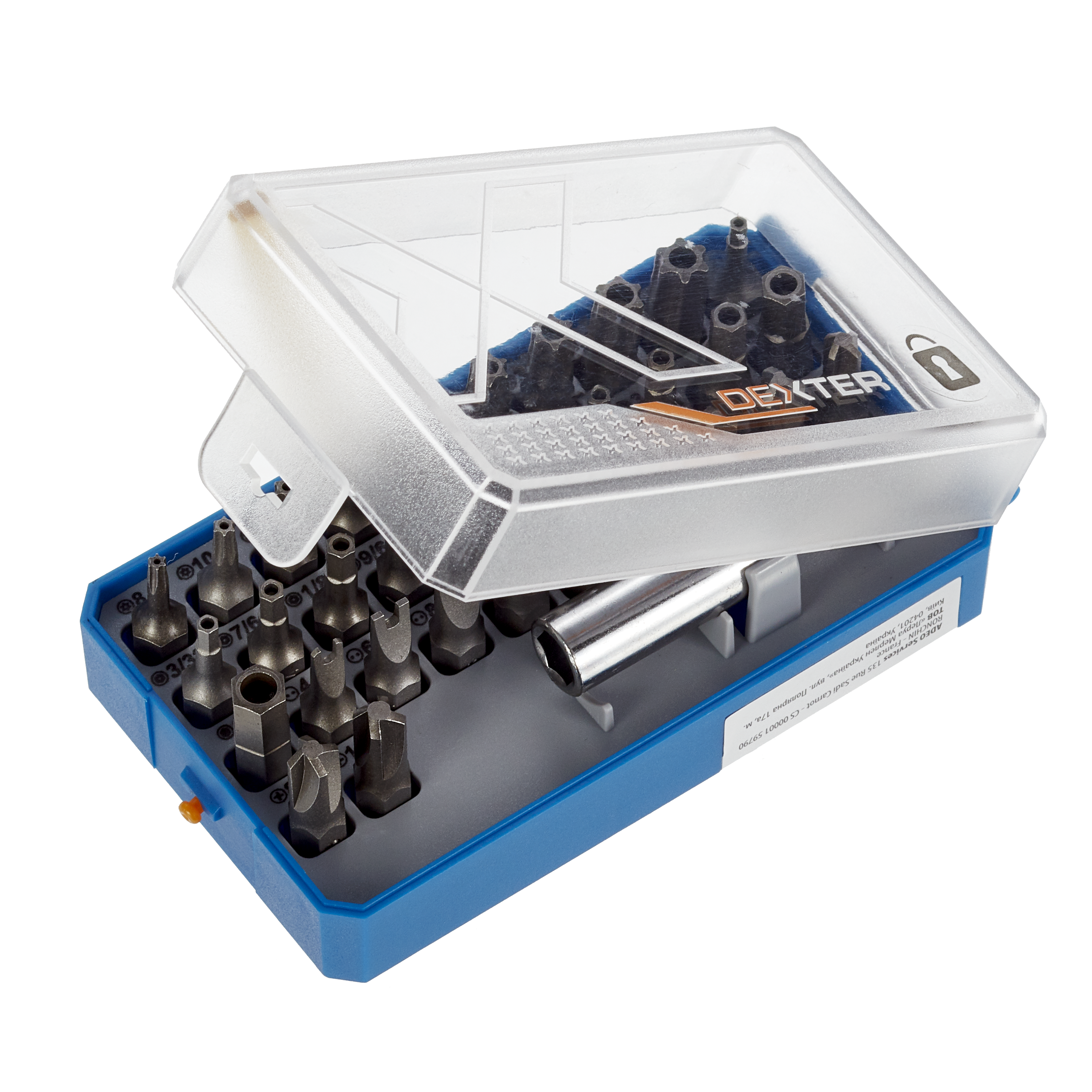 Lot de 32 embouts de vissage 25 mm DEXTER + porte-embout - 2