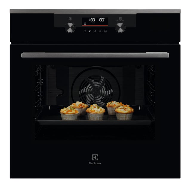 Four pyrolyse chaleur tournante pulsée / vapeur ELECTROLUX KODDP66H Noir