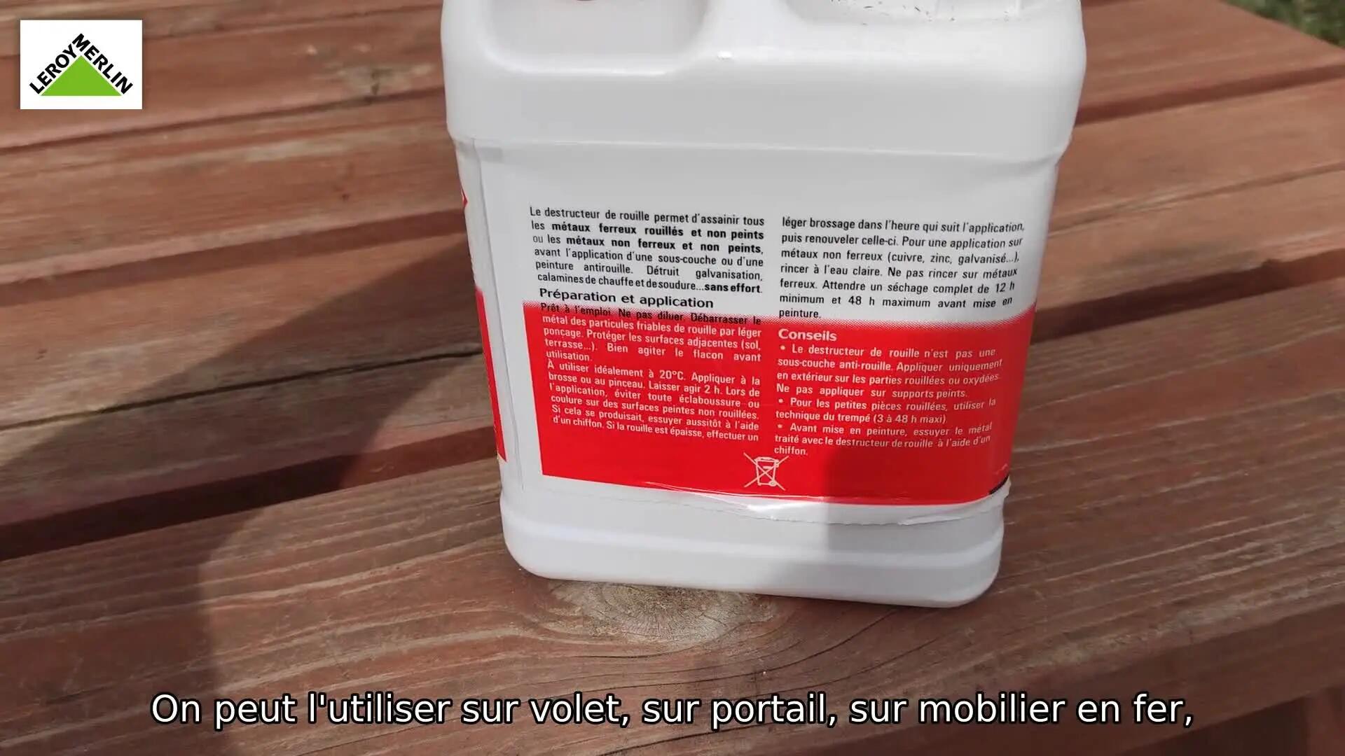 destructeur de rouille exterieur julien