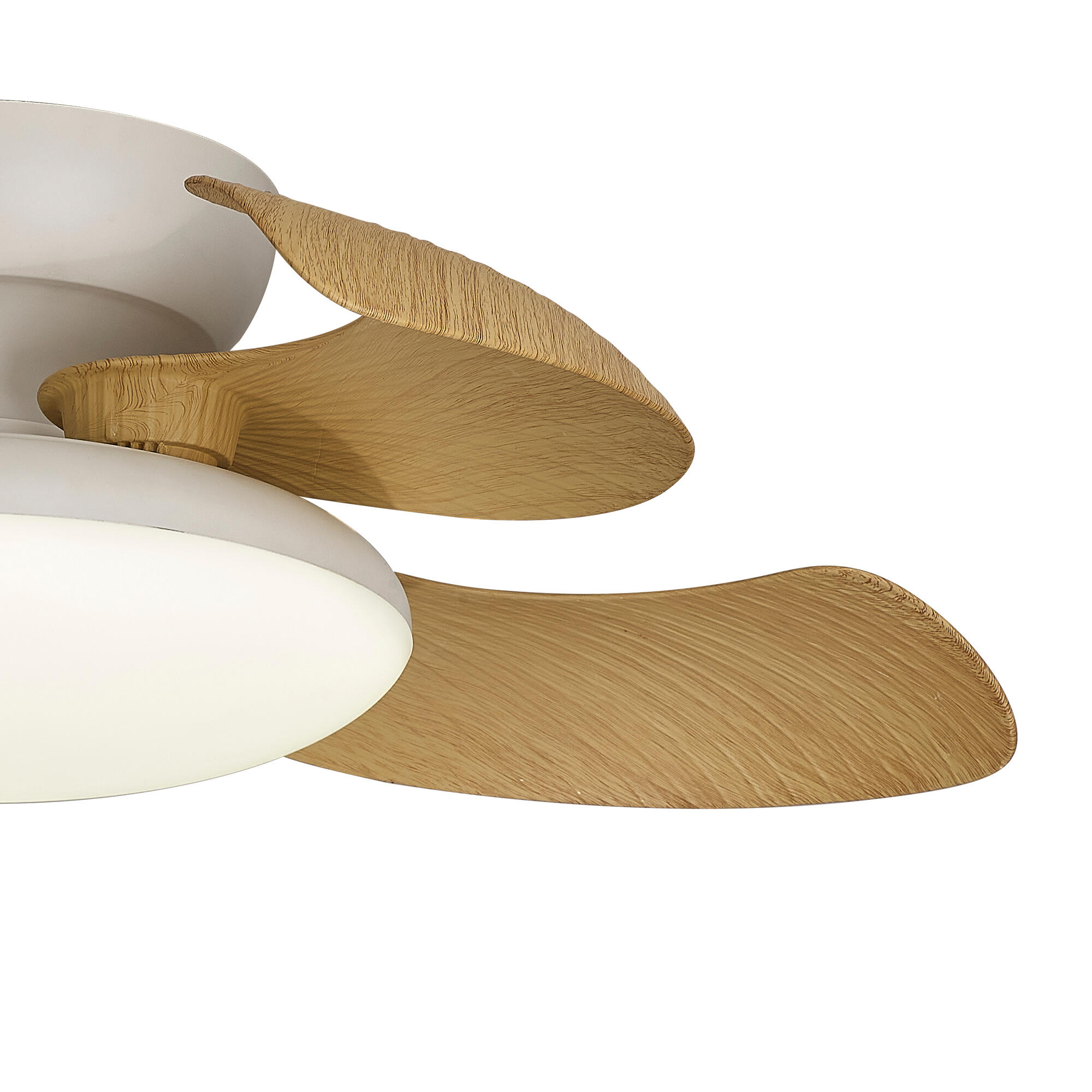 Ventilateur de plafond LED silencieux, Aloha I, 52 cm, MANTRA, blanc et bois - 4