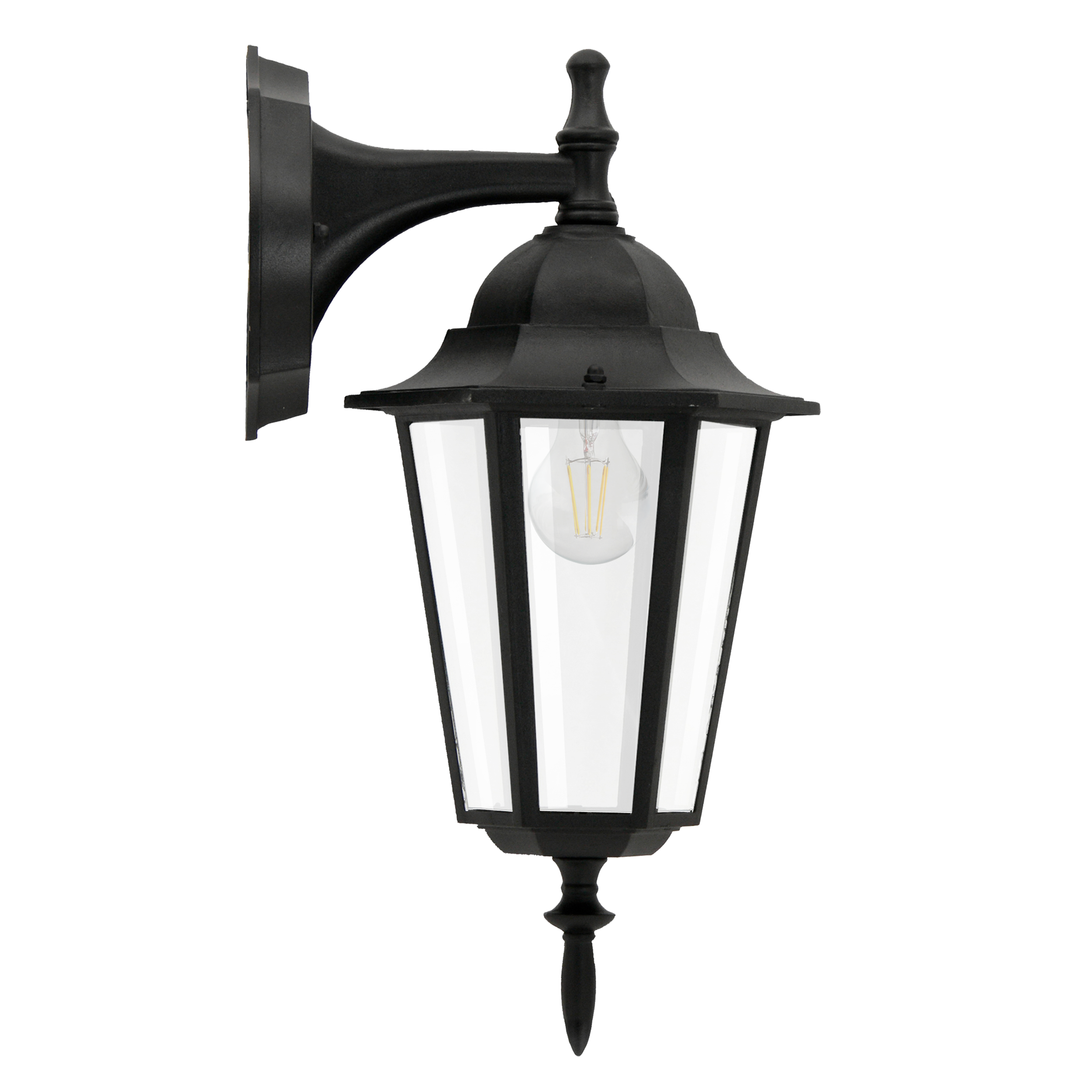 Kinkiet zewnętrzny LIGURIA IP43 czarny E27 POLUX