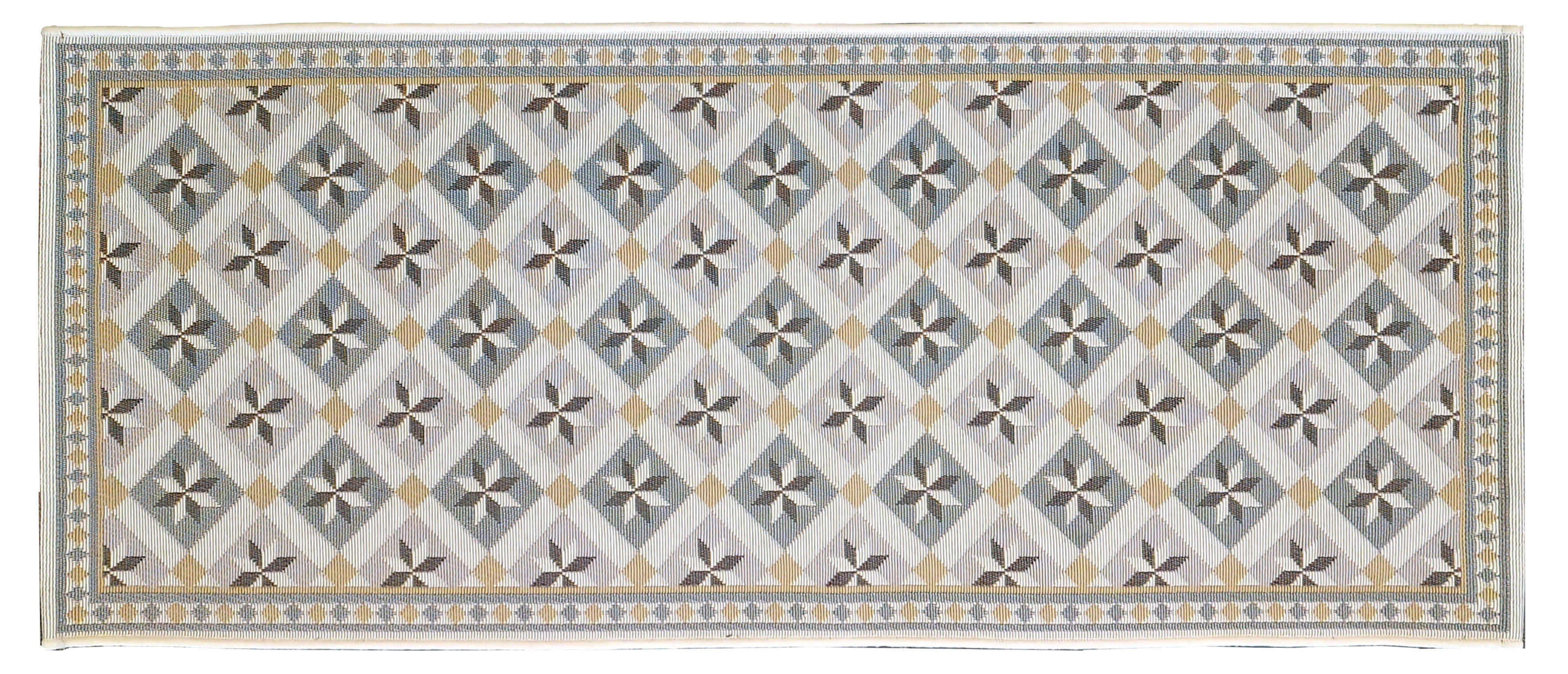 Alfombra pie de cama ext/int polipropileno matcha sintra gris 50x80cm