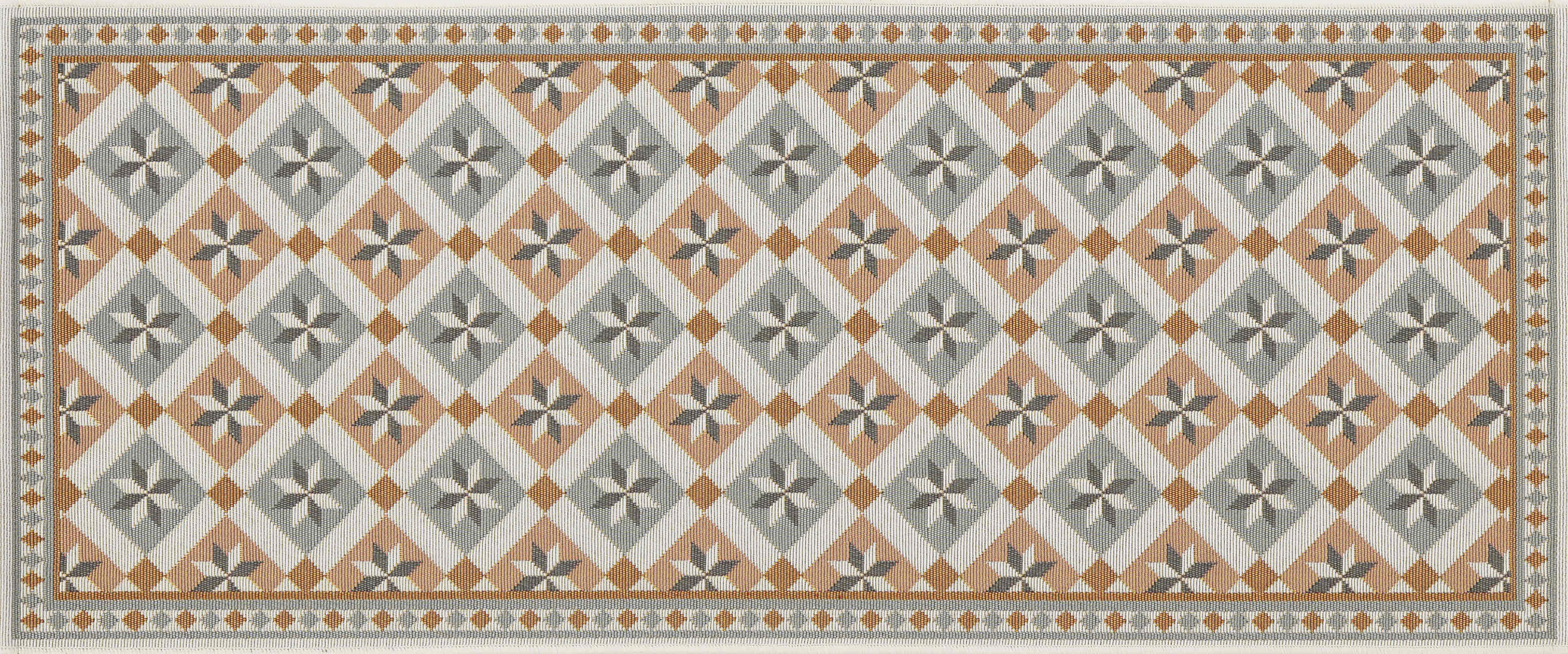 Alfombra pie de cama ext/int polipropileno matcha sintra terracota 50x80cm
