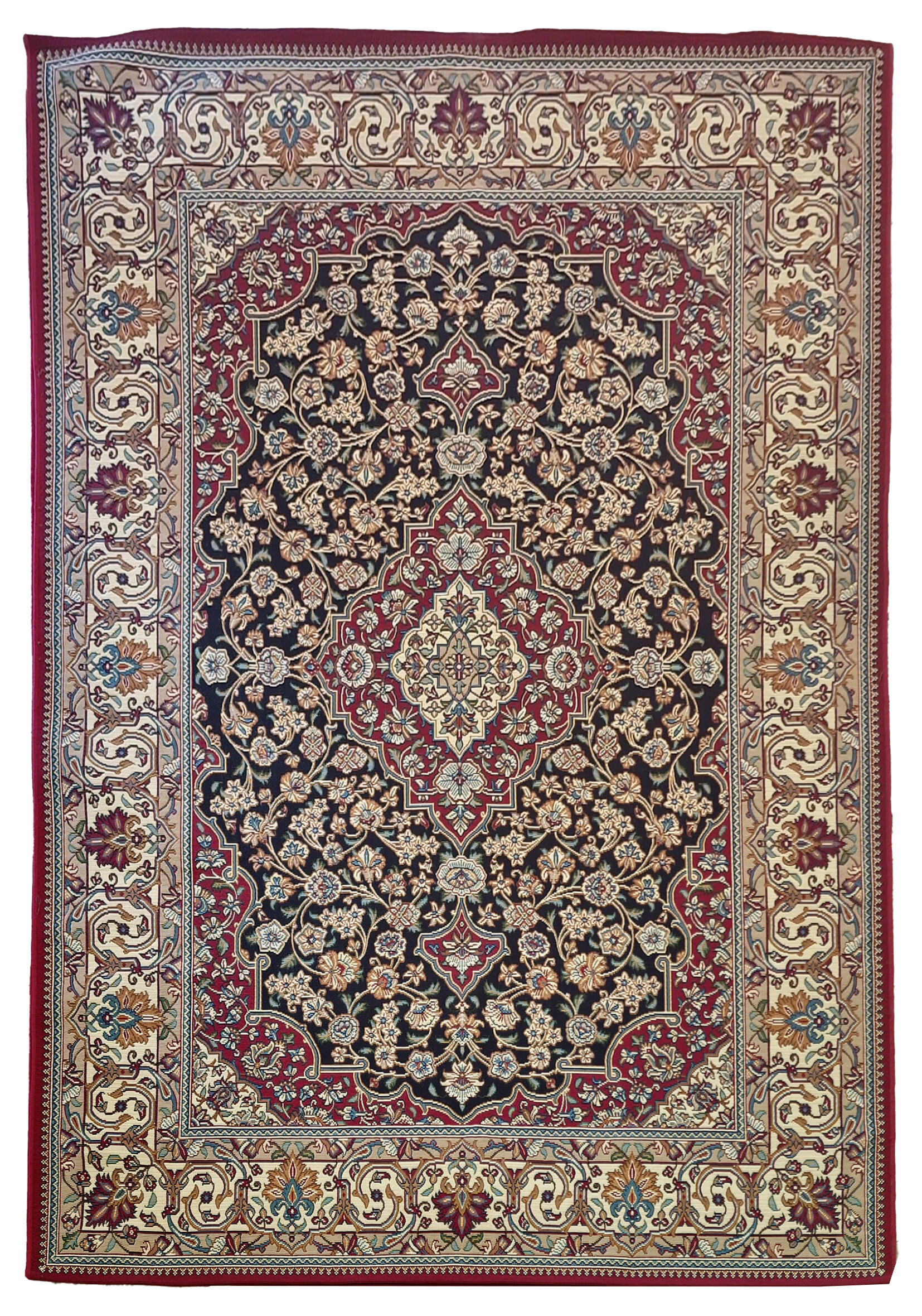 Alfombra exterior/interior poliéster java amina granate 200x285cm