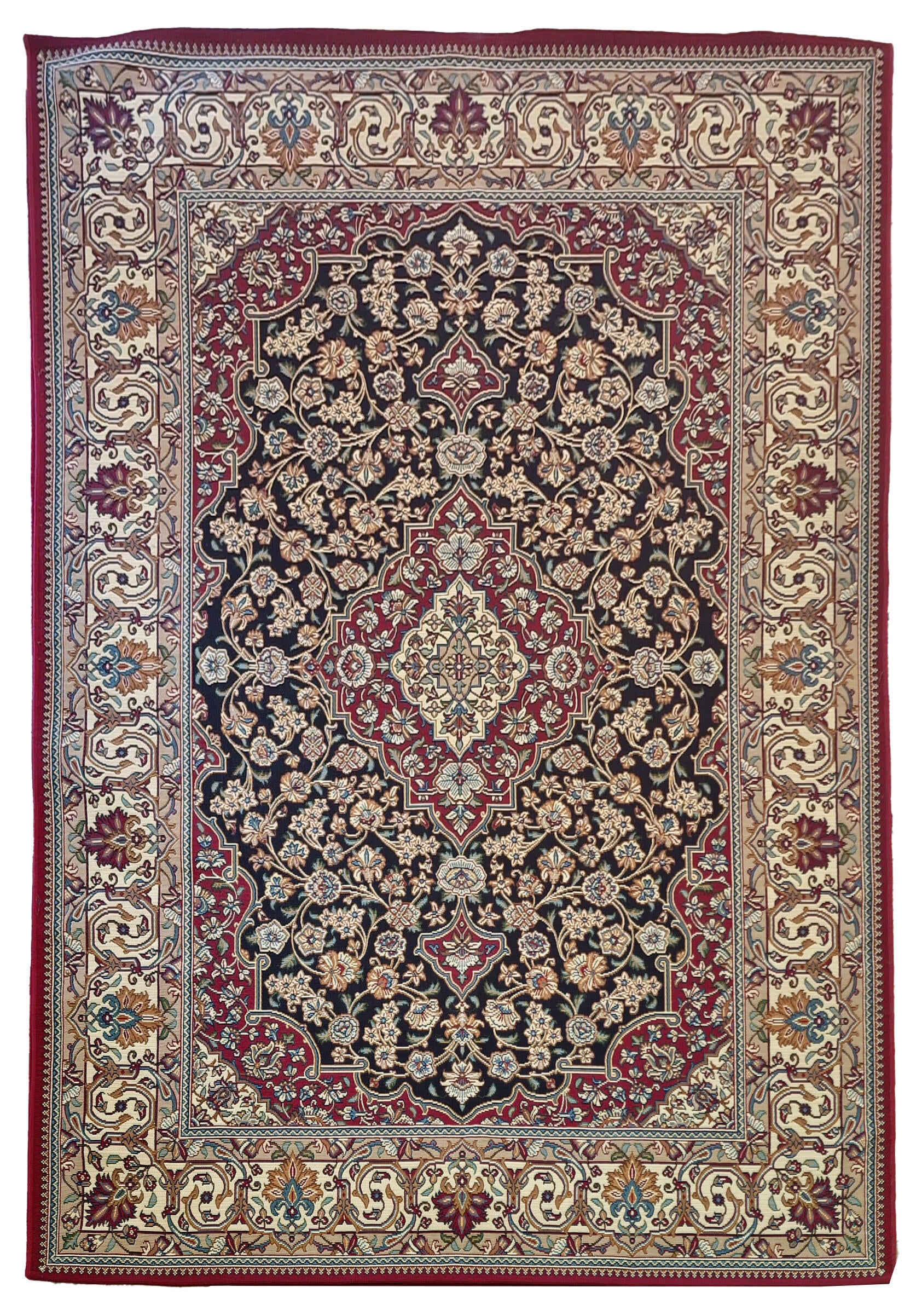 Alfombra exterior/interior poliéster java amina granate 240x340cm