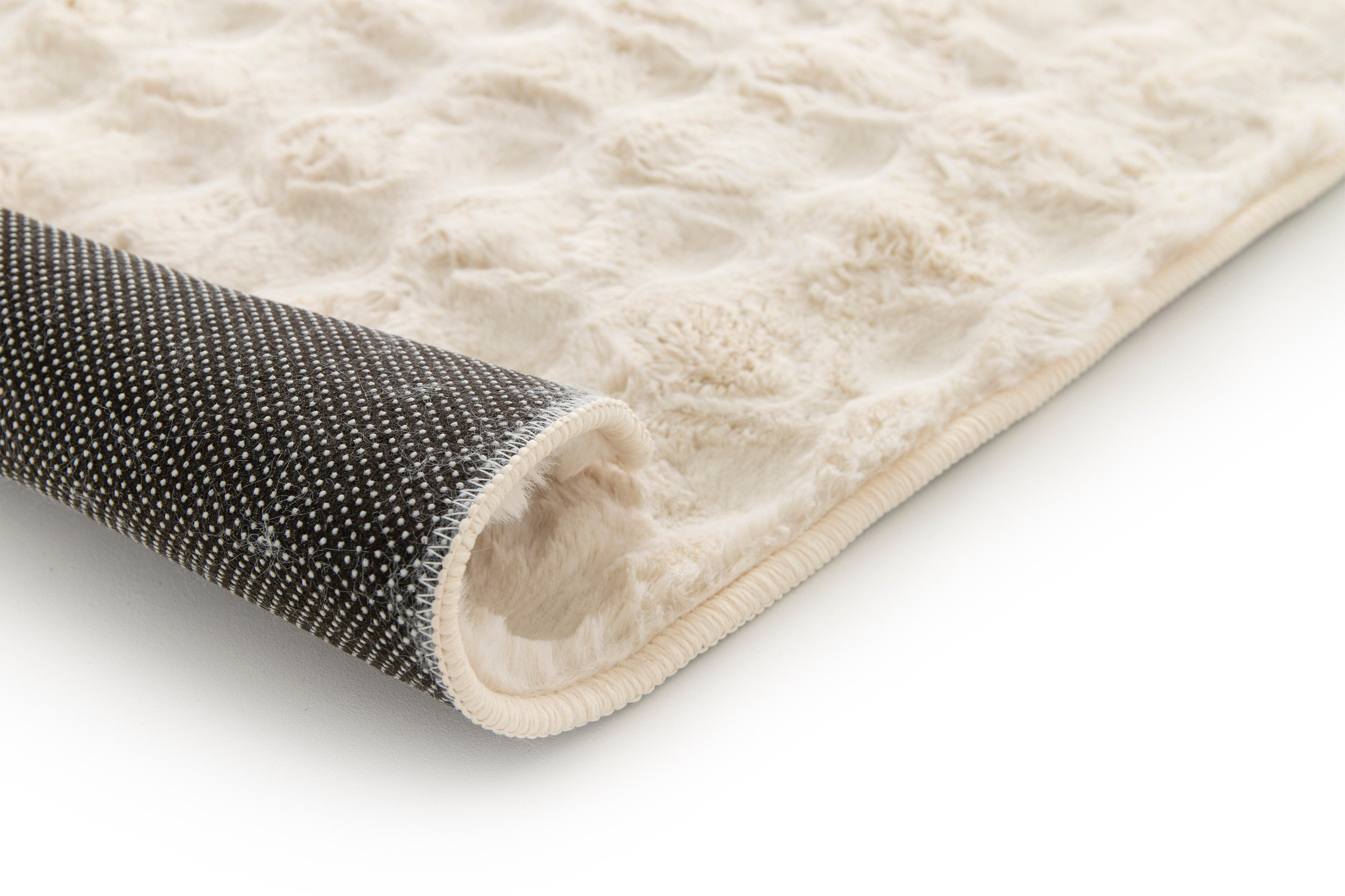 Tappeto Lop crema, L 160 x L 120 cm - 5