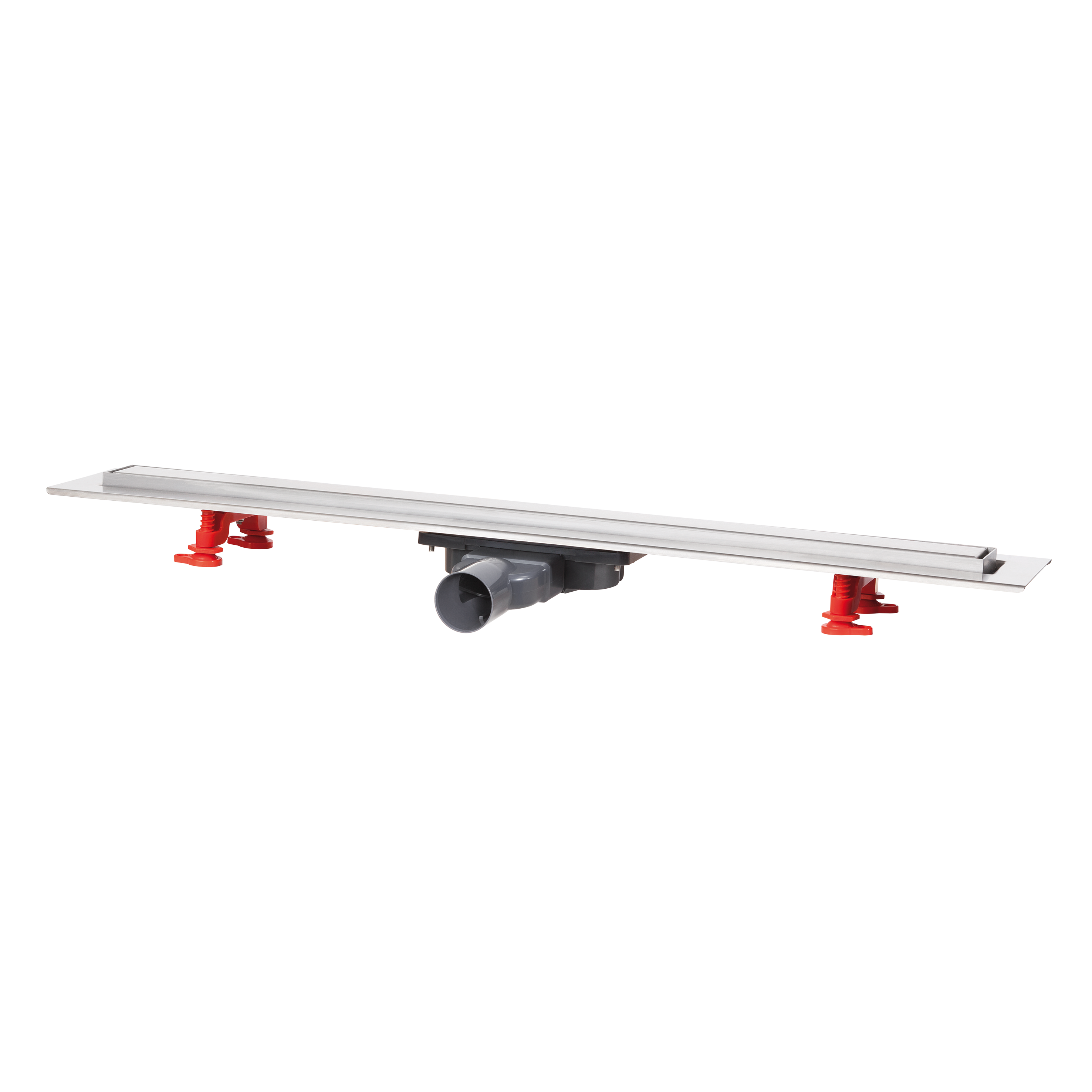 Wirquin Venisio Expert 30723958 douchegoot L.700 mm met omkeerbaar roestvrij stalen rooster, grijs