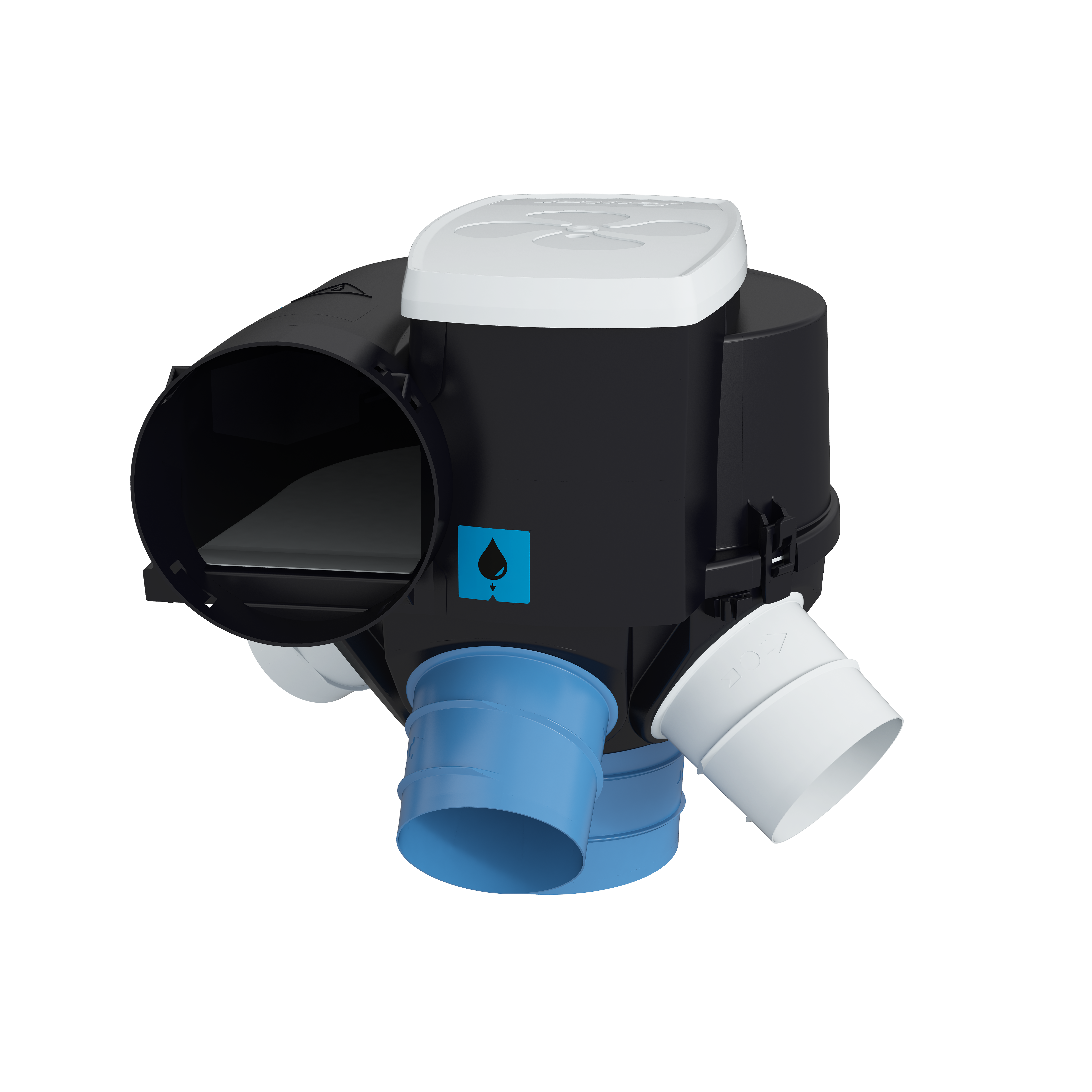 Kit VMC simple flux autoréglable à détection d'humidité SAUTER Agalina - 3