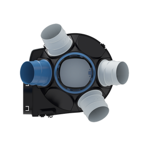 Caisson VMC simple flux autoréglable à détection d'humidité SAUTER Agalina