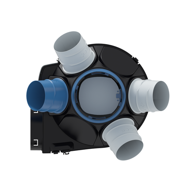 Caisson VMC simple flux autoréglable à détection d'humidité SAUTER Agalina