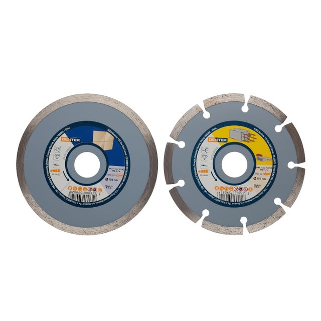 2 disques diamant céramique/béton pour matériaux de construction DEXTER