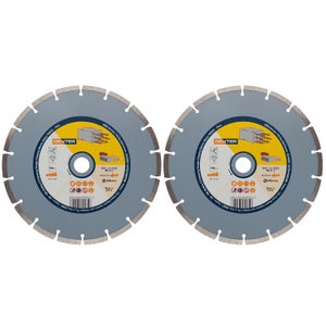 Kit Aspiration Pour Meuleuse 125mm + 2 Disques Diamant Béton - Carter Anti-poussière, Brosses, Adaptateur M14