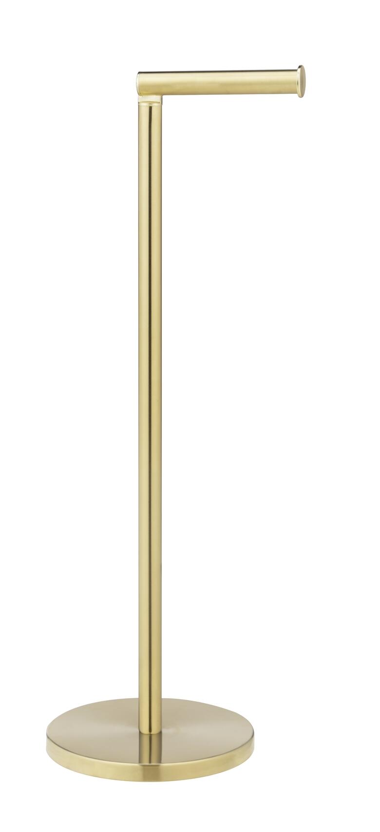 Porta-rolos e reserva em inox dourado Wenko - 7