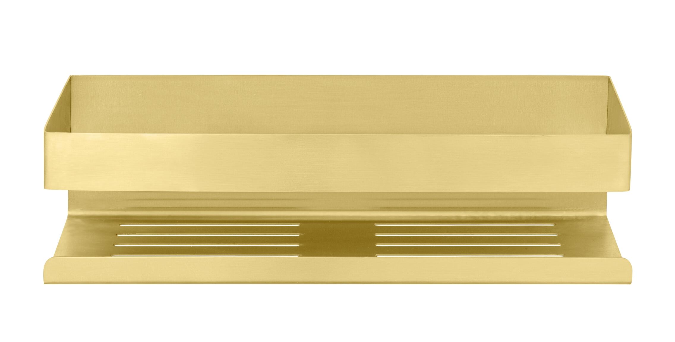 Prateleira de parede inox inox dourado Turbo Loc Genova - 10